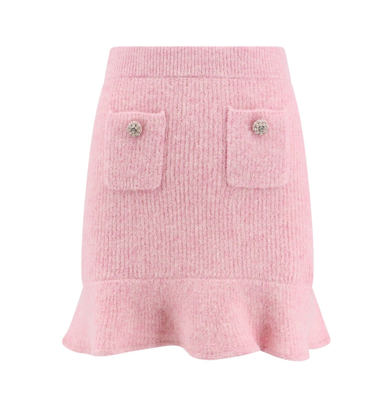 Self-Portrait Embellished Flared Skirt – Cettire