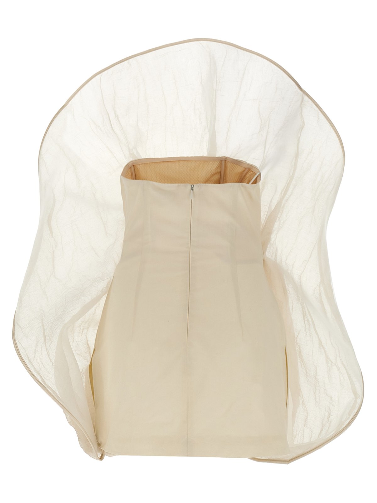 Magda Butrym Strapless Sculptural Mini Dress