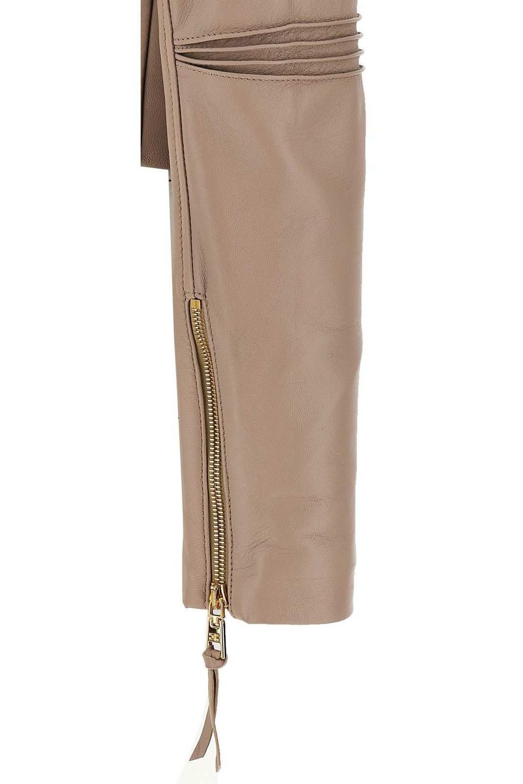 Elisabetta Franchi Contrasted Topstitching Biker Jacket