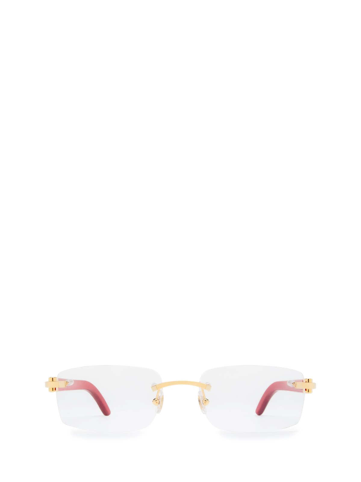 까르띠에 무테 직사각형 안경 CT0052O 006