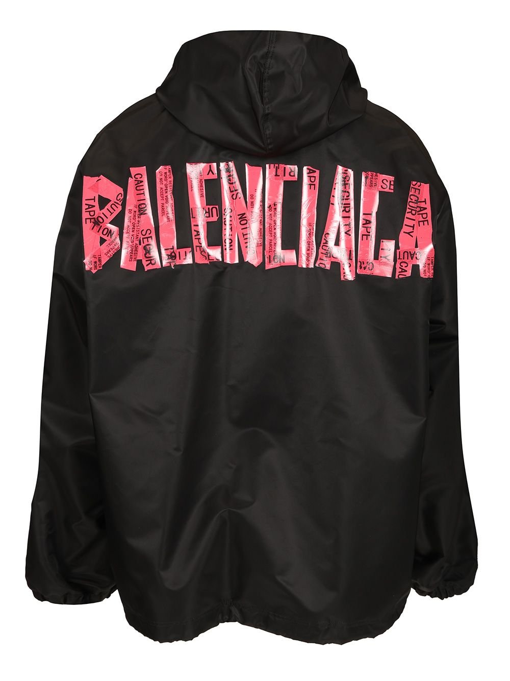 Shop Balenciaga Logo-Tape Windbreaker Jacket on Sale at