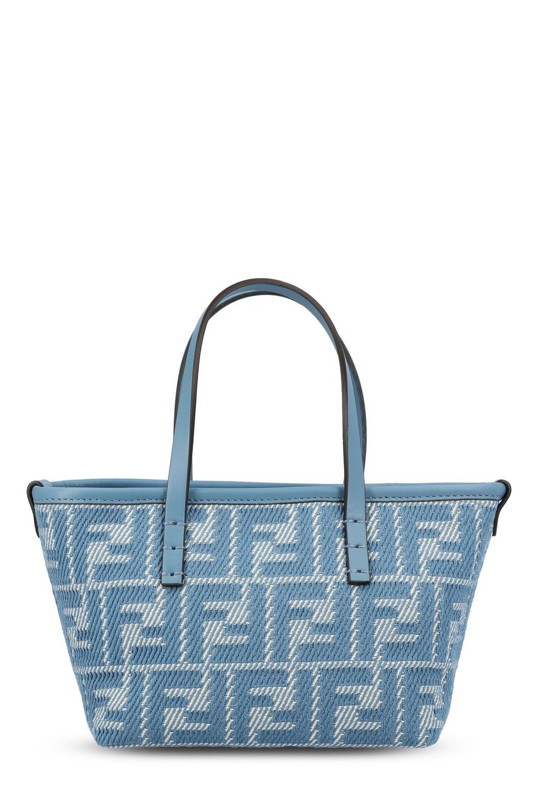 Fendi Roll FF Jacquard Mini Tote Bag