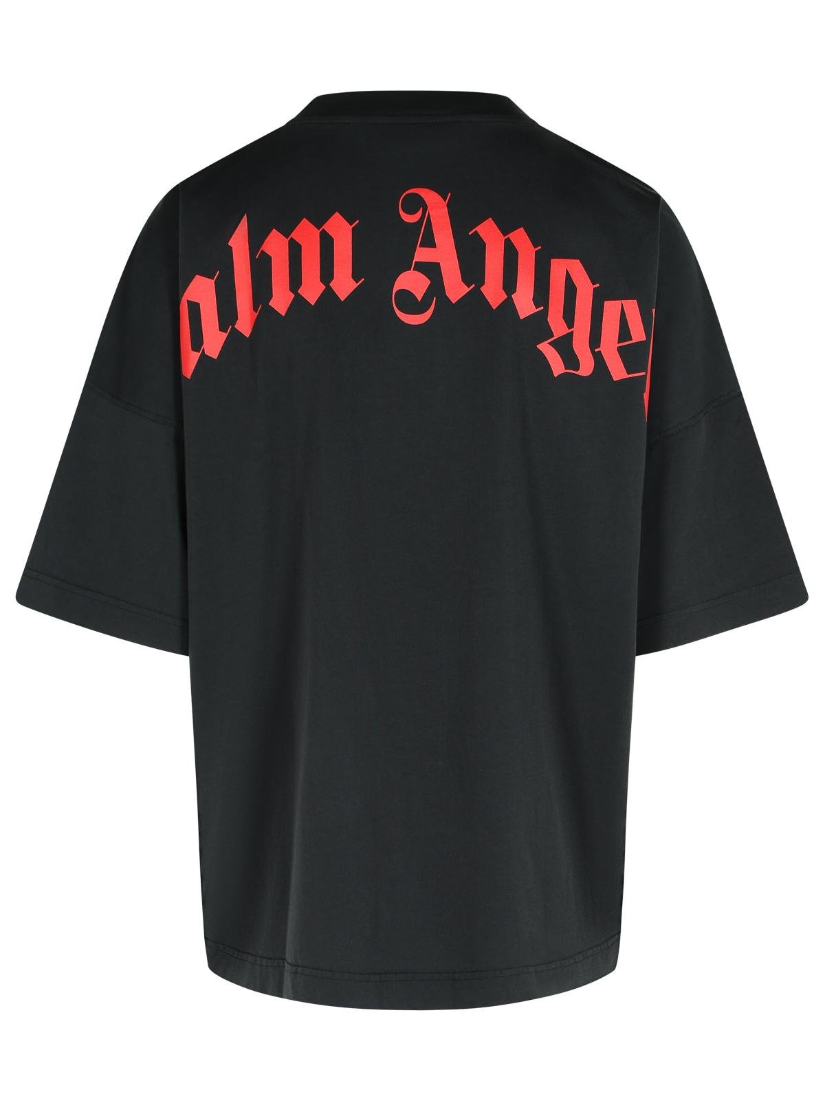 Palm Angels Back Curved Logo T-Shirt
