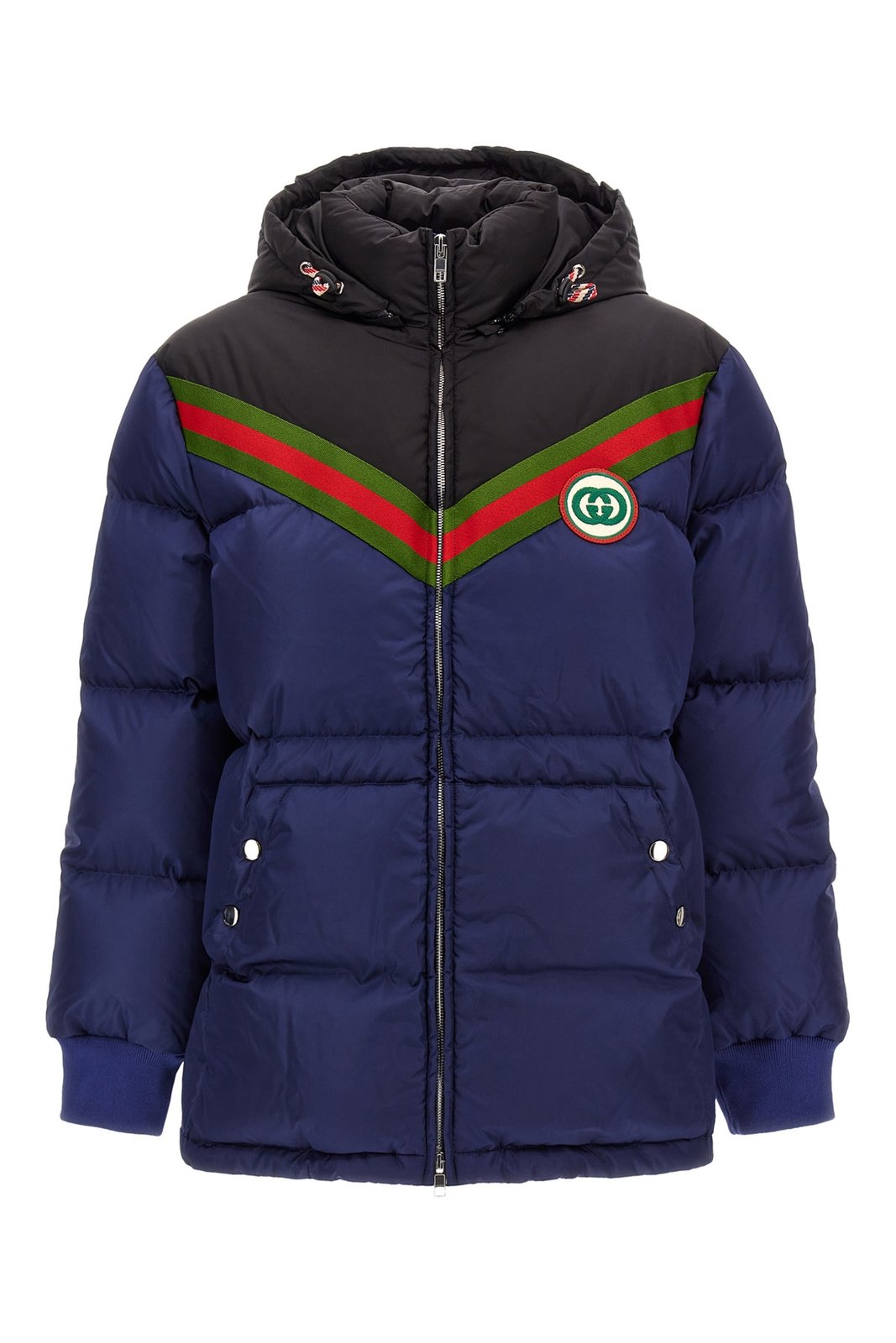Gucci Logo-Patch Hooded Padded Coat – Cettire