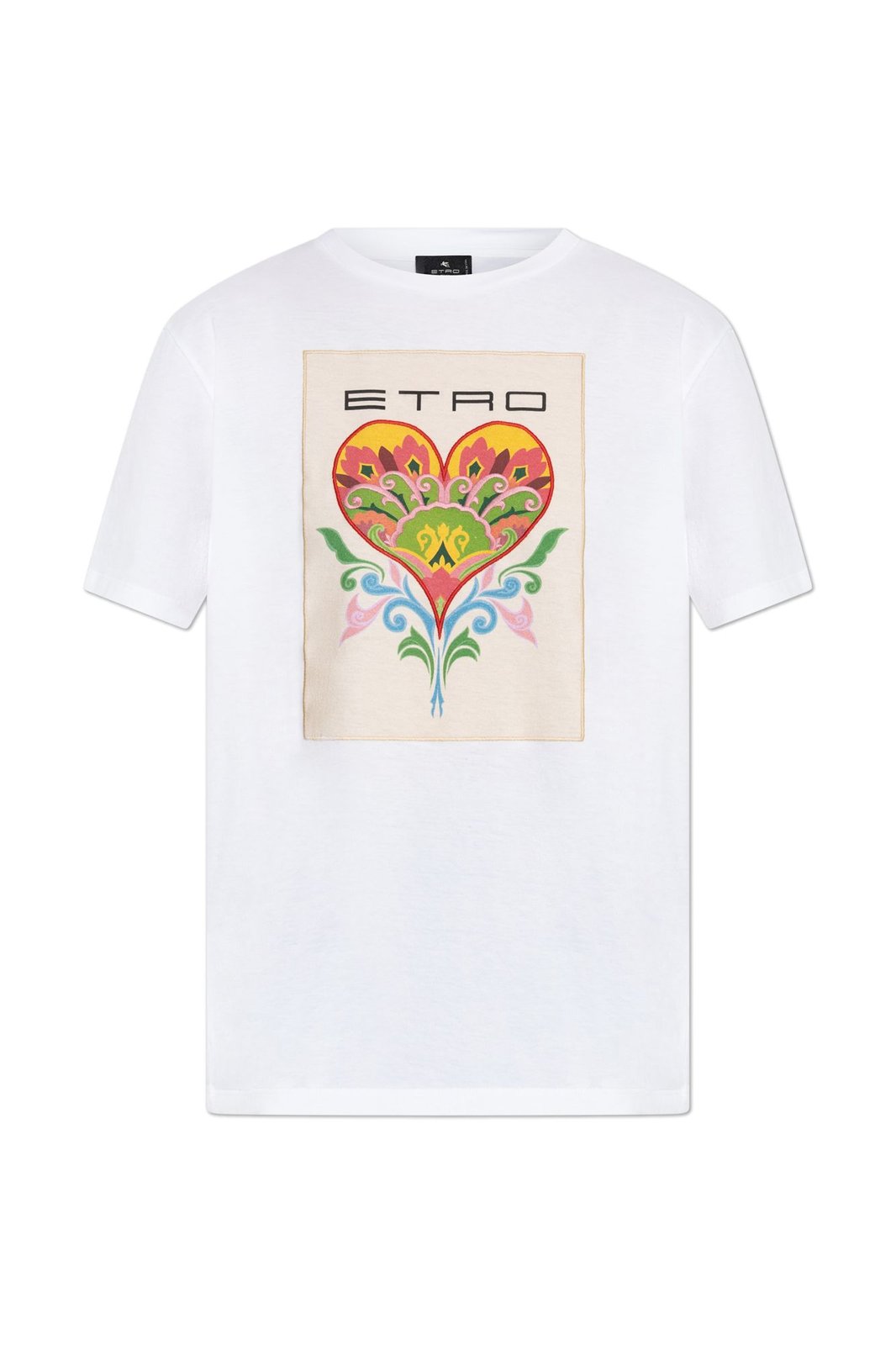ETRO モチフ刺繍クルネックTシャツ WRMA0005AK787 W0111 ETRO モチフ刺繍クルネックTシャツ WRMA0005AK787 W0111 Grey T
