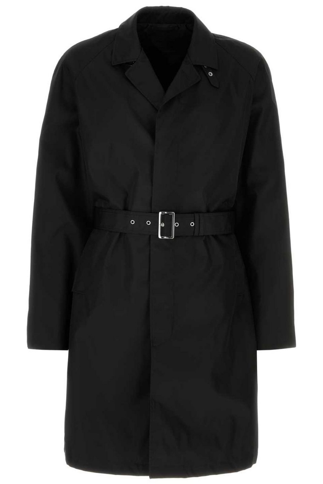 【PRADA】長袖ベルテッド コート 関税込＆追跡】PRADA 長袖ベルテッド コート