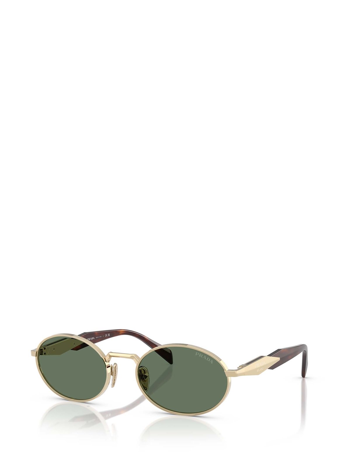 Prada Eyewear Oval Frame Sunglasses