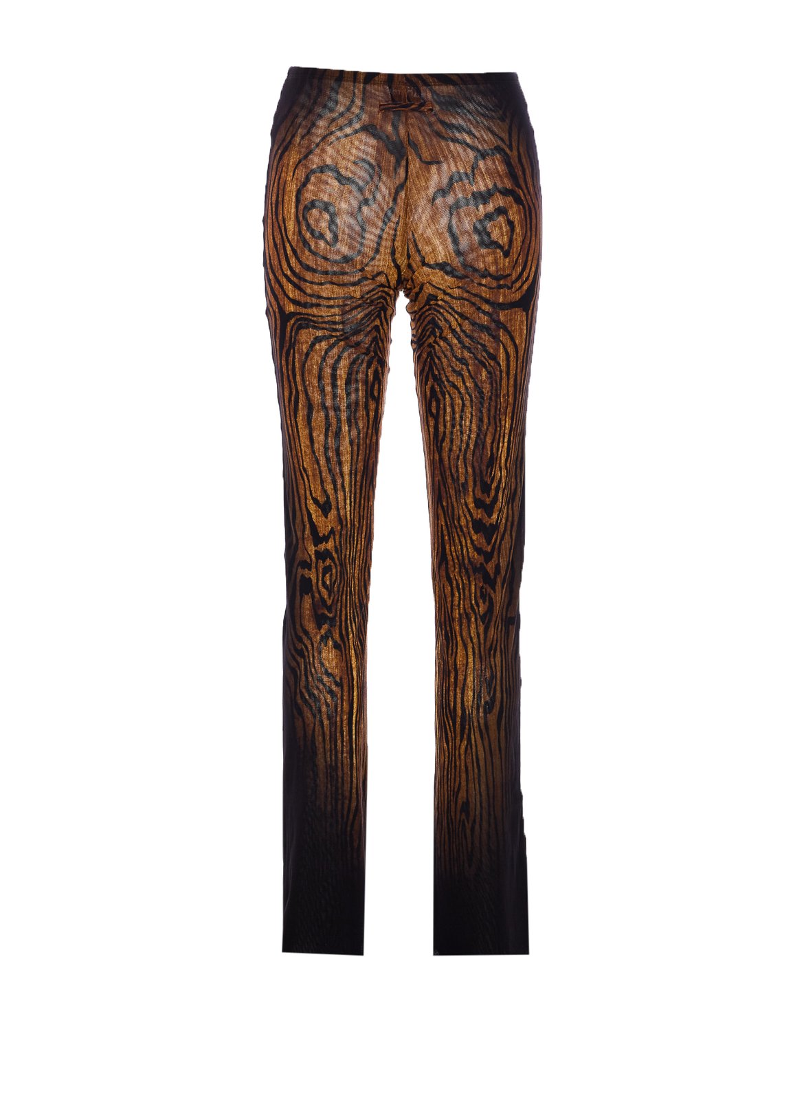 Jean Paul Gaultier Wood-Printed Trousers