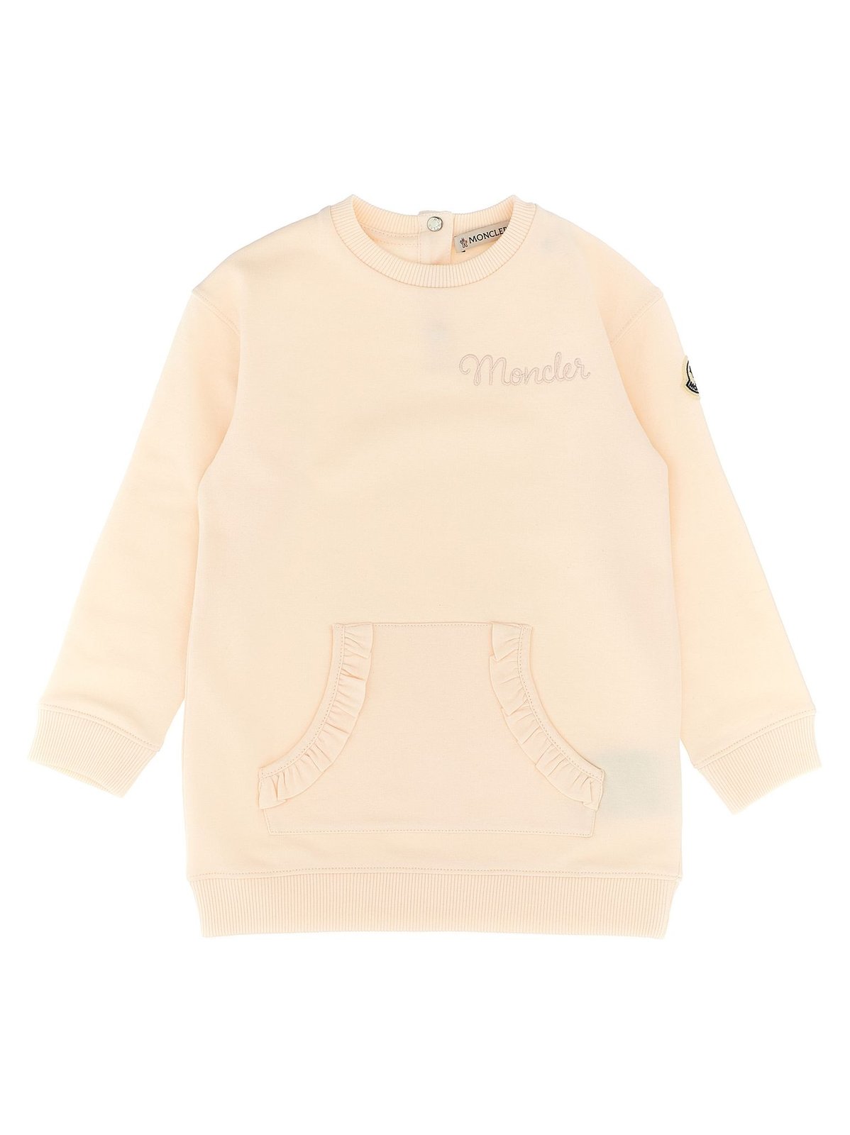 Moncler Enfant Logo Embroidered Dress