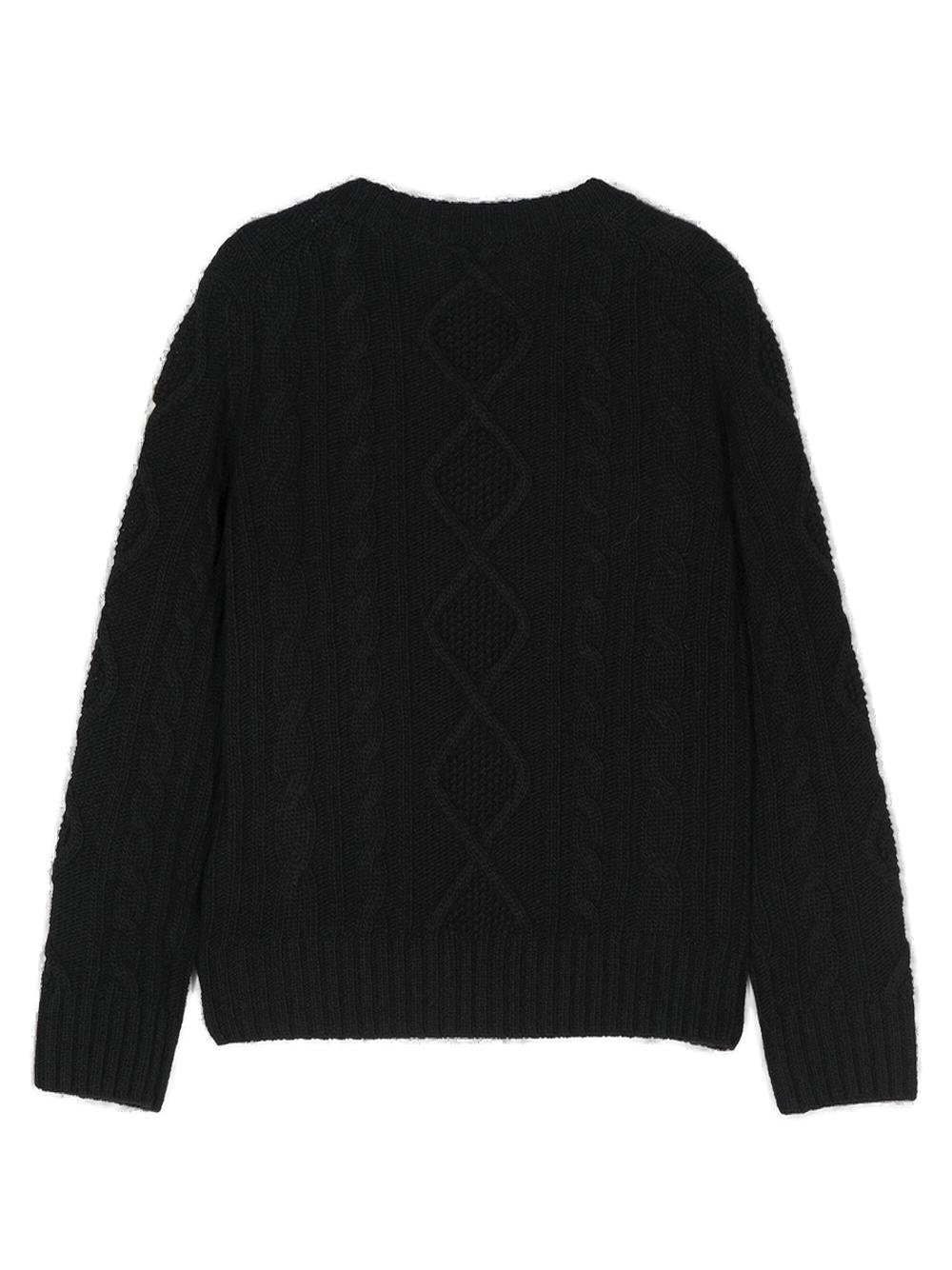 Moncler Enfant Embroidered Logo Jumper