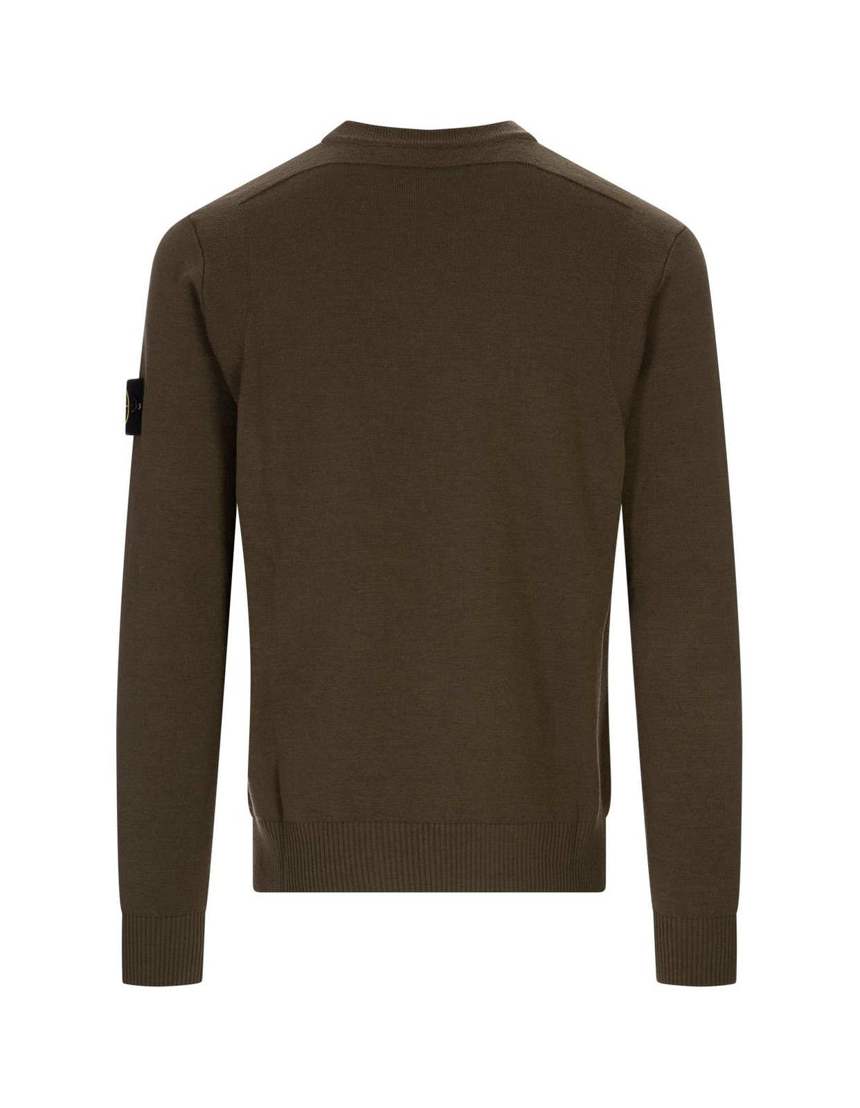 Stone Island Logo Patch Crewneck Jumper