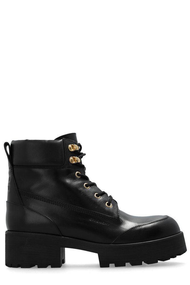 Givenchy Trekker Lace-Up Ankle Boots – Cettire