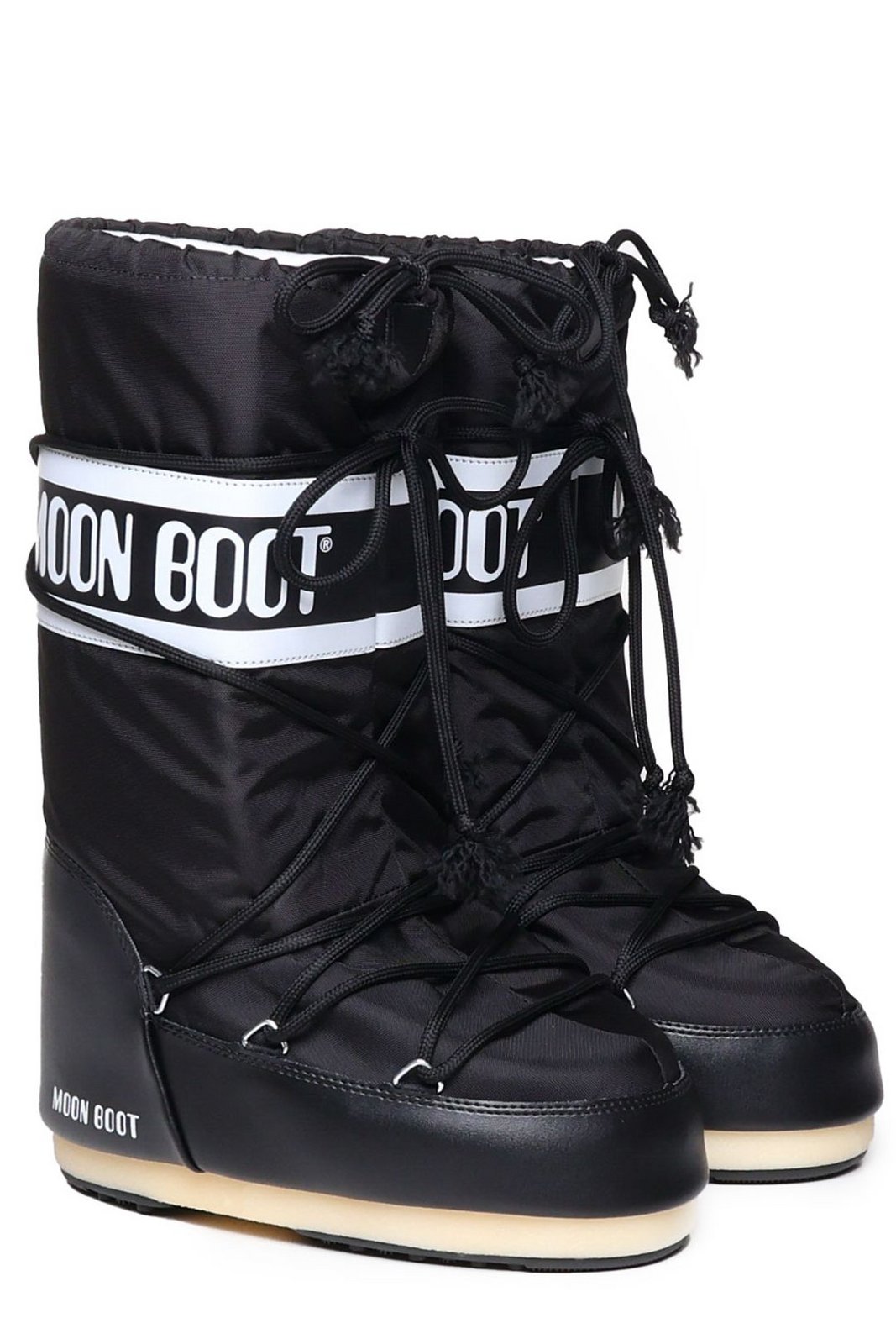 Moon Boot Icon Logo Printed Lace-Up Boots