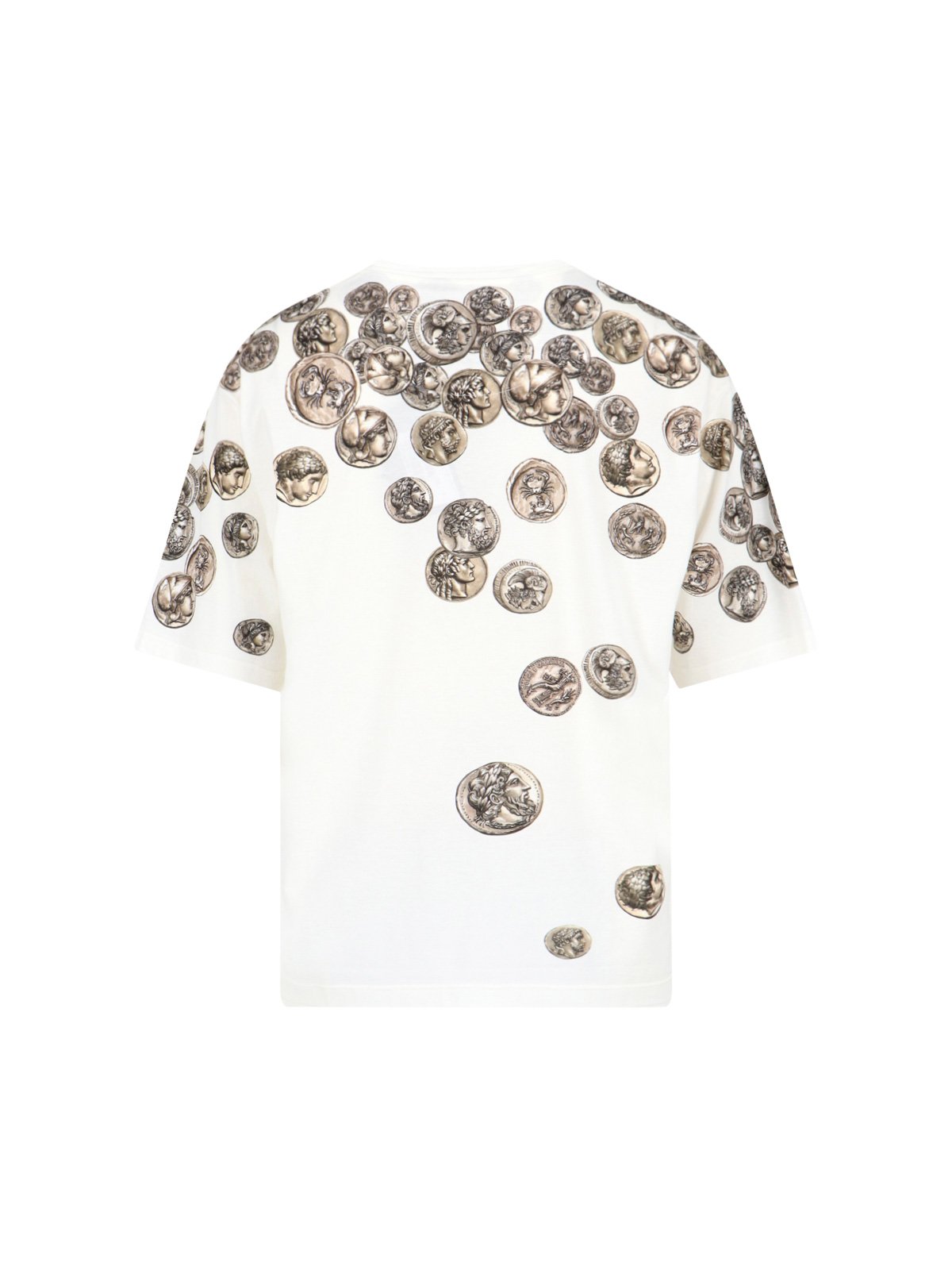 Dolce & Gabbana Coin Print Crewneck T-Shirt