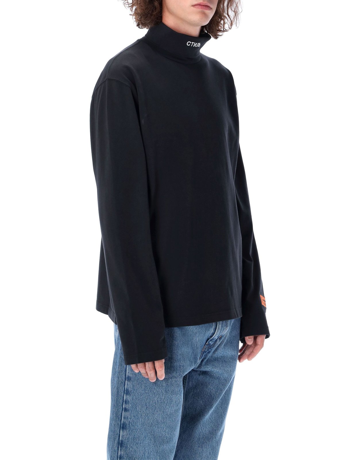 Heron Preston Logo Embroidered Turtleneck Pullover