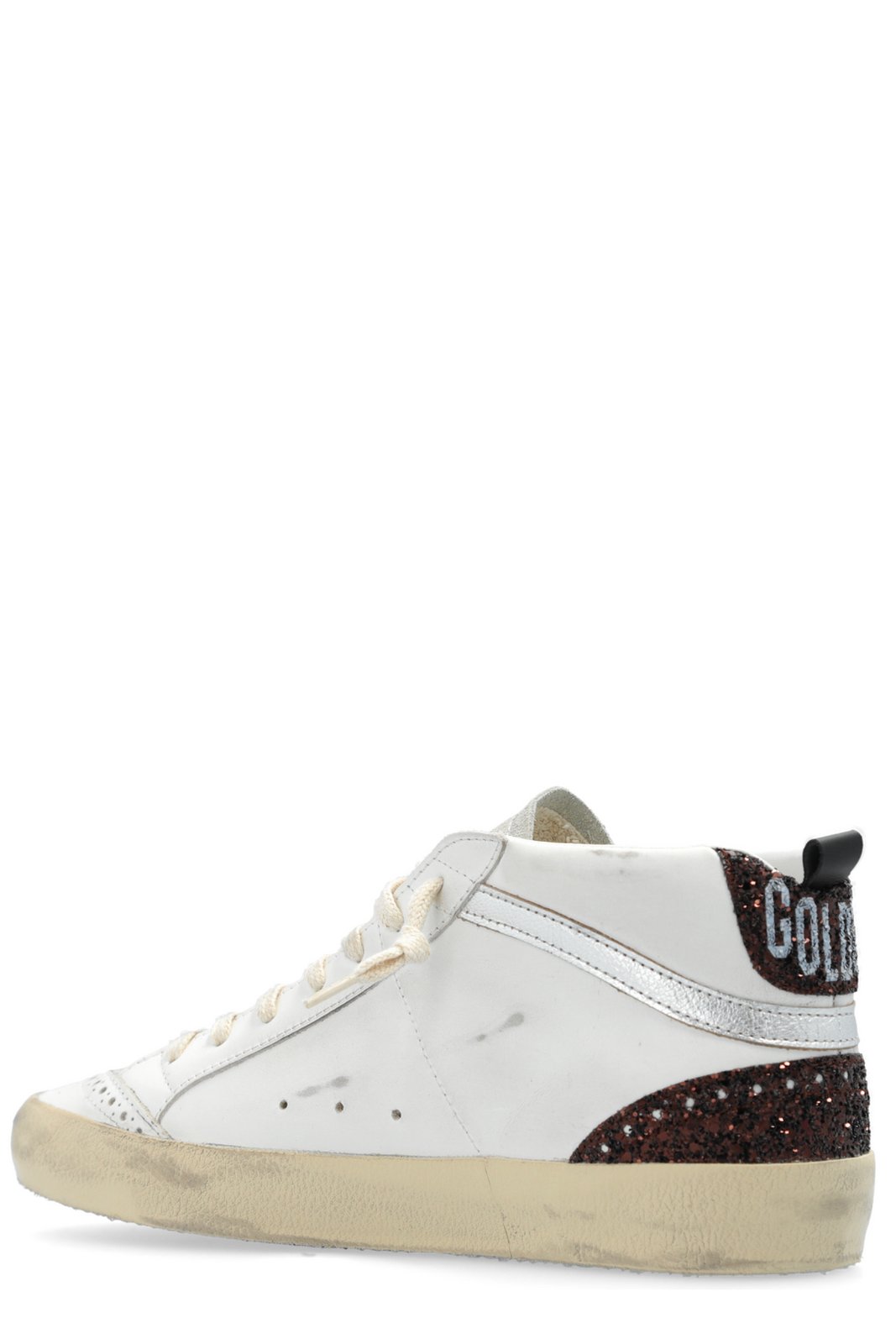 Golden Goose Deluxe Brand Star Glittered Lace-Up Sneakers