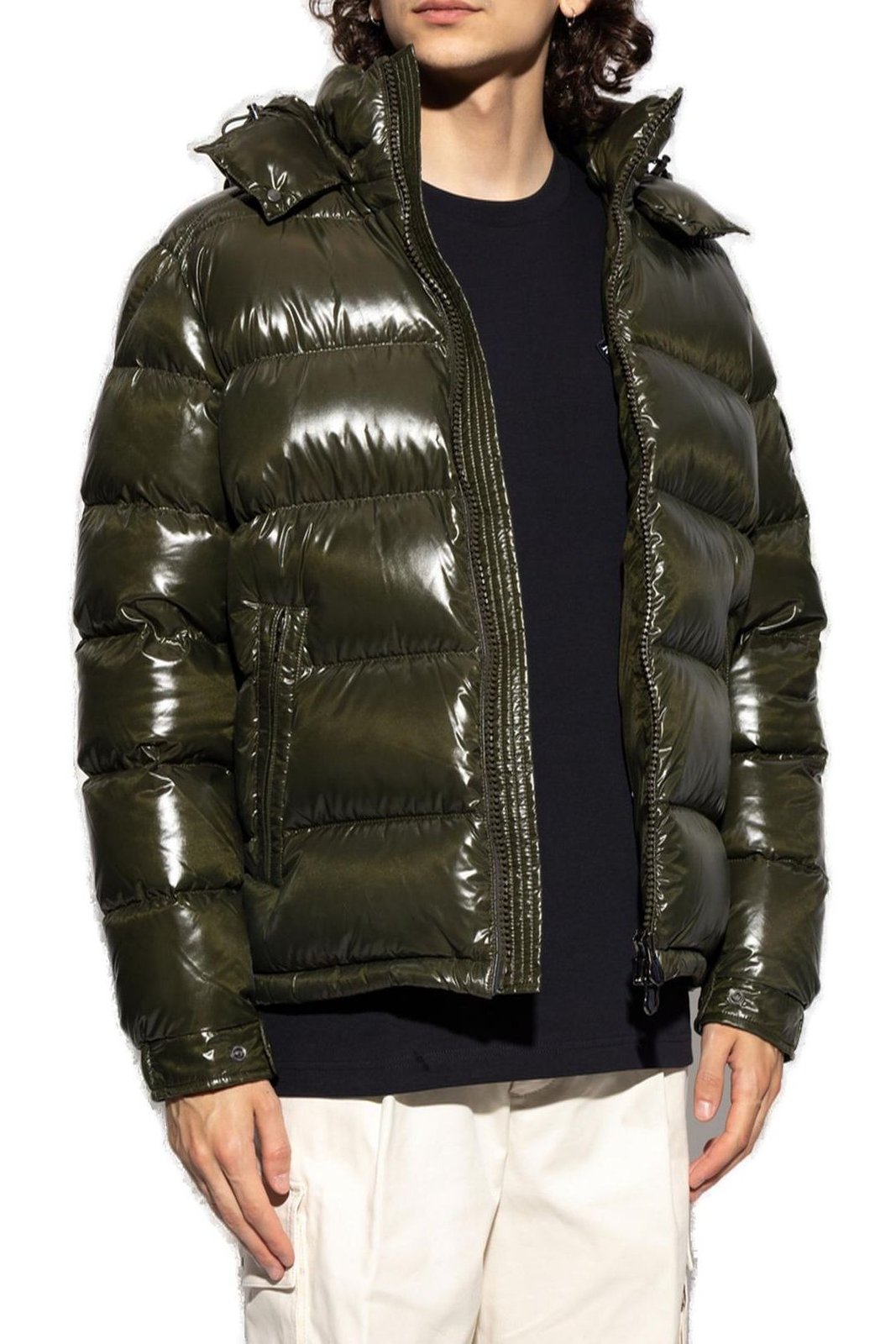 Moncler Maya Hooded Short Down Jacket