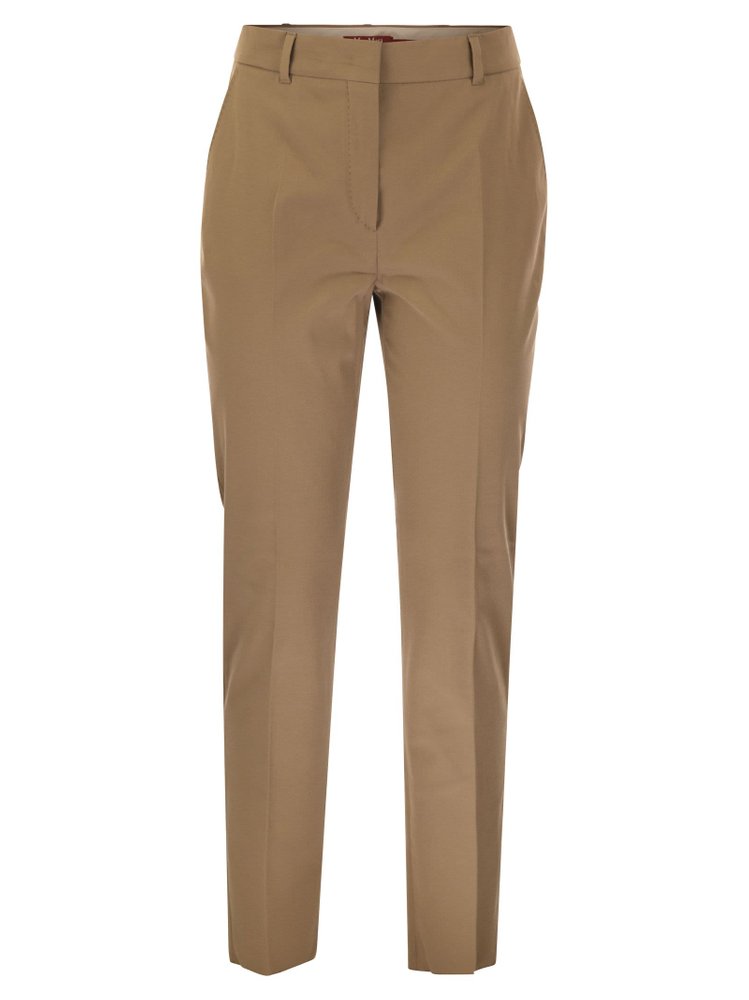 MAX MARA STUDIO 하이 웨이스트 스트레이트 레그 바지