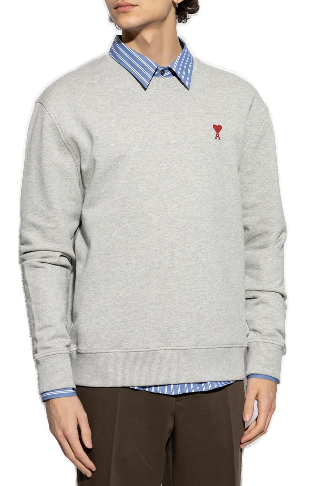 AMI Paris Ami de Coeur Fleece Sweatshirt