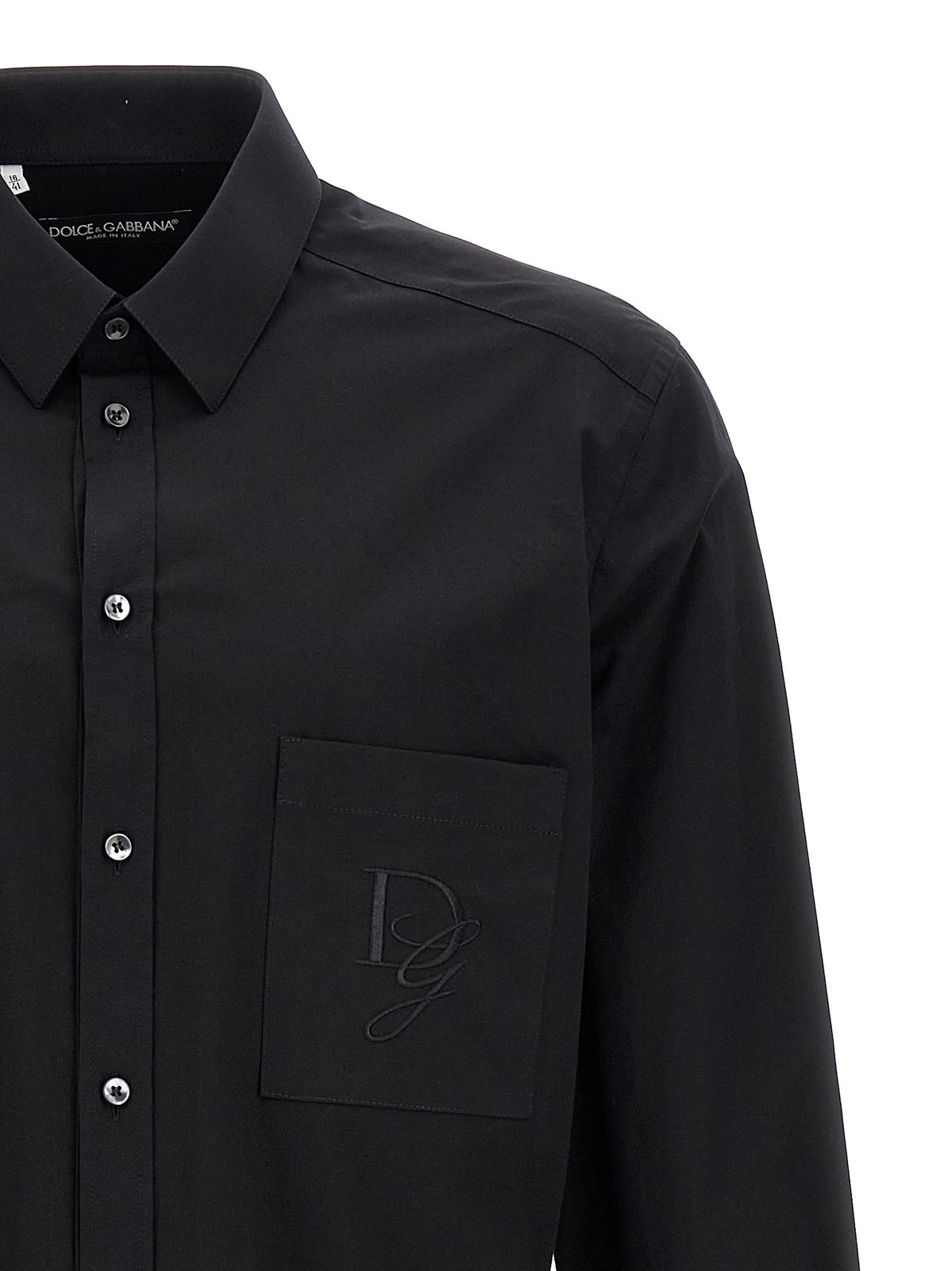 Dolce & Gabbana DG Embroidered Long-Sleeved Shirt