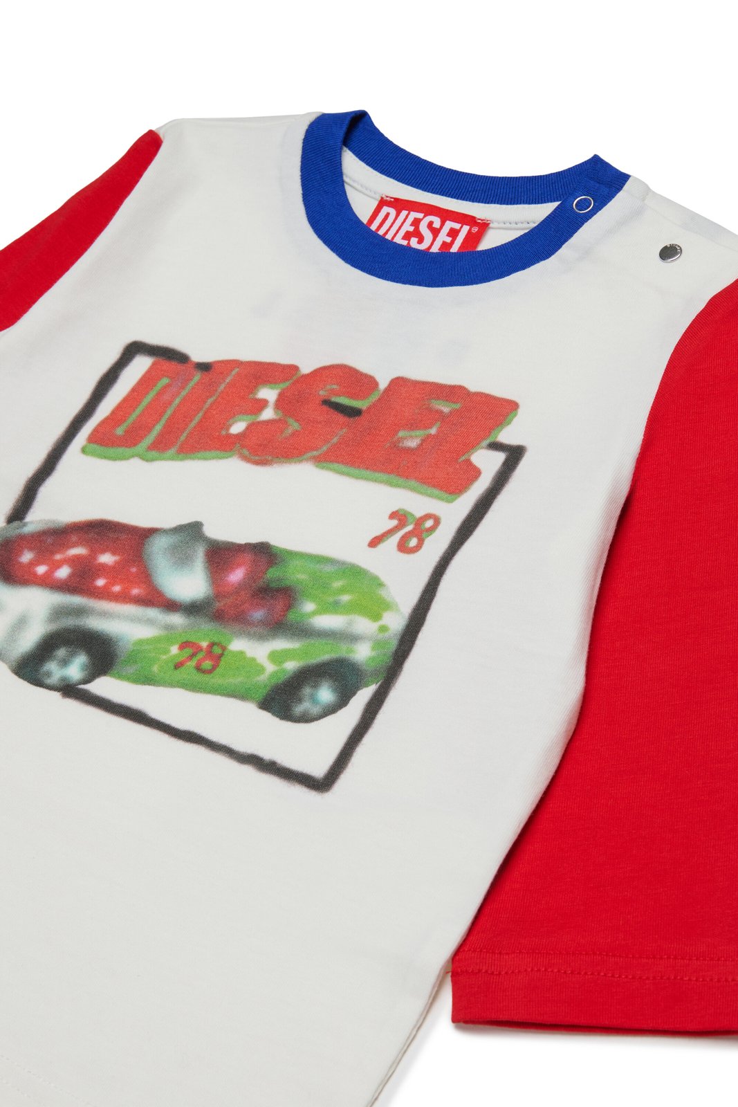Diesel Kids Colorblock Long-Sleeved T-Shirt