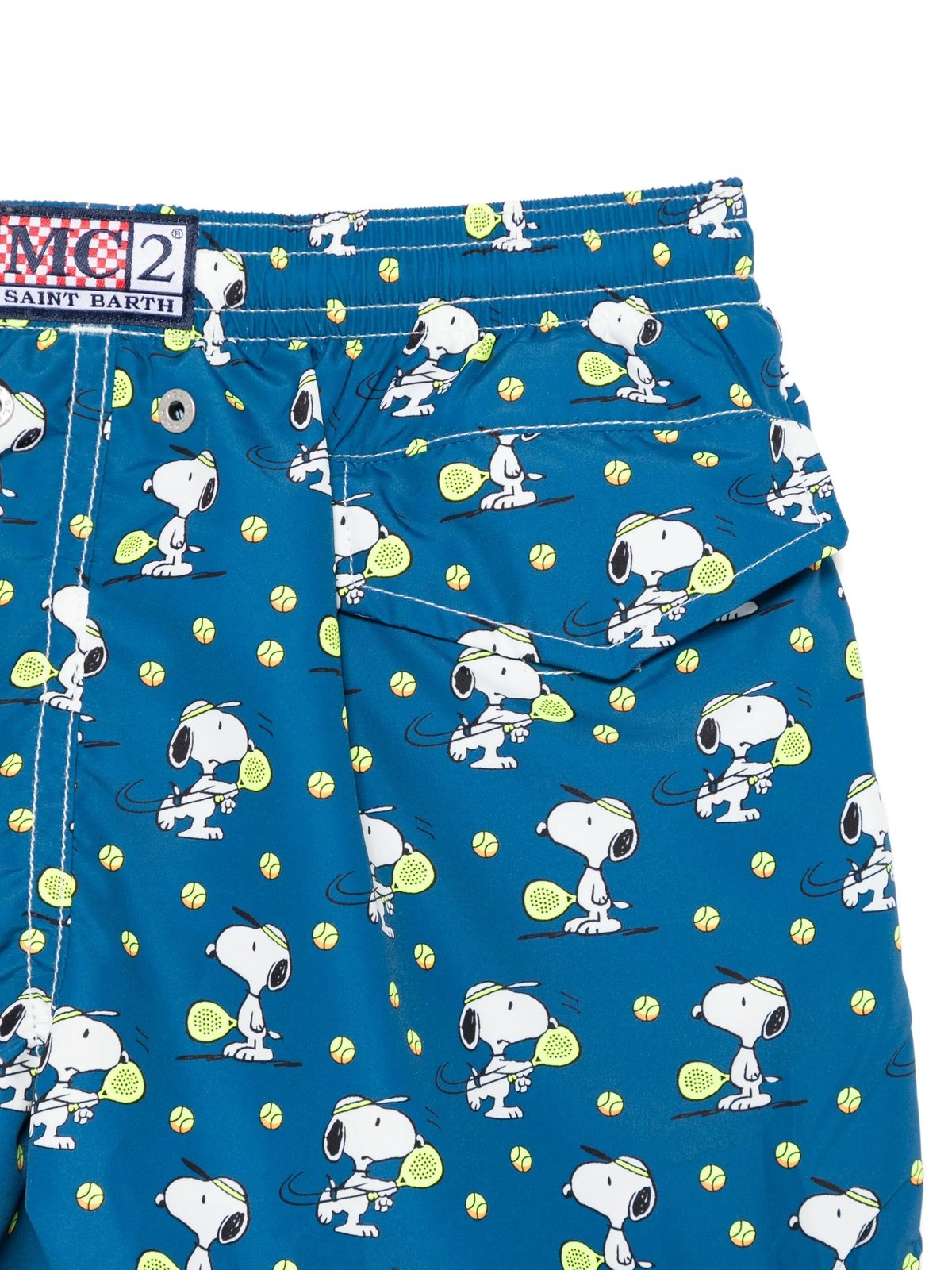 Mc2 Saint Barth Kids X Peanuts Jean Lighting Drawstring Swim Shorts