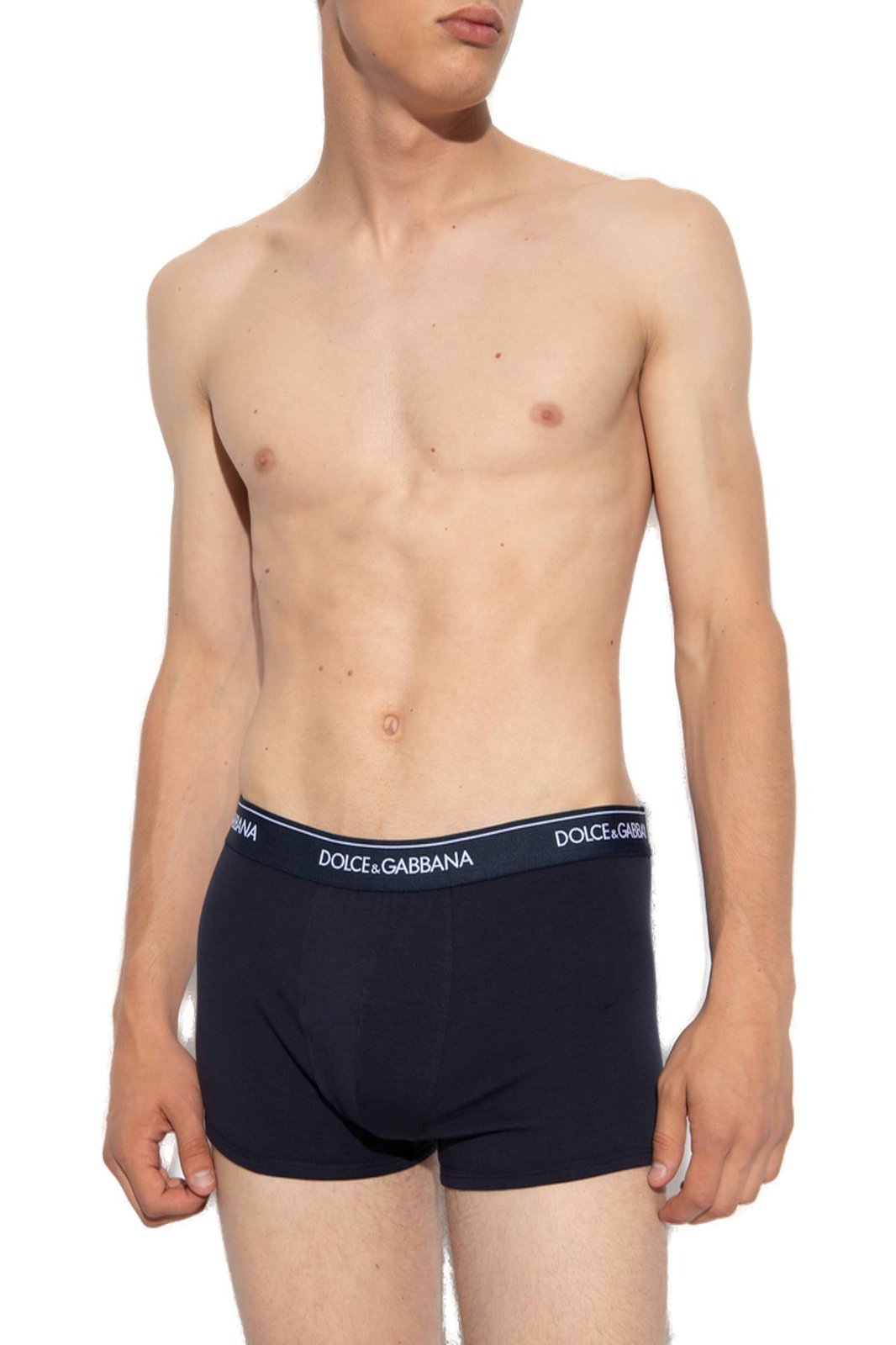 Dolce & Gabbana Set Of Two Logo Waistband Boxers