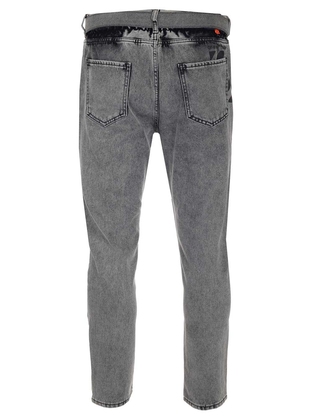 Off-White Belted Slim Leg Jeans – Cettire