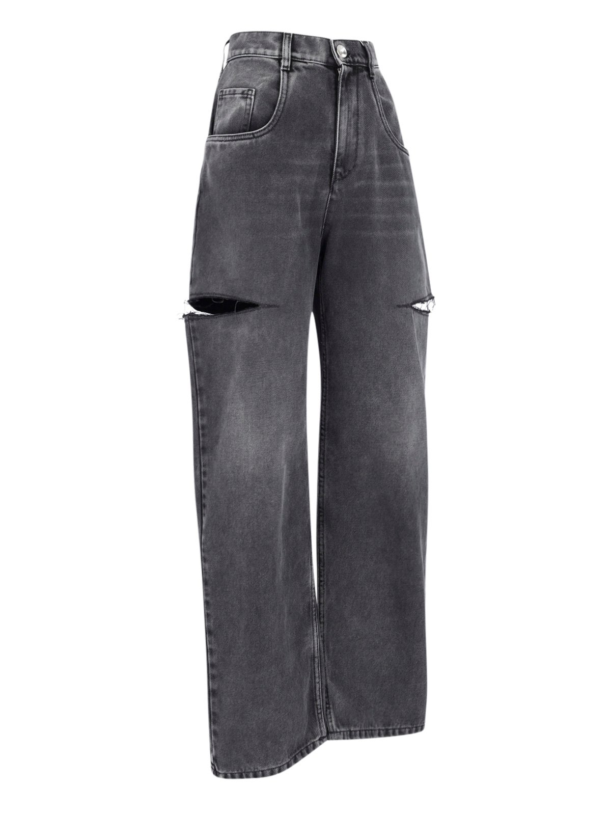 Maison Margiela High-Waist Tapered Leg Jeans
