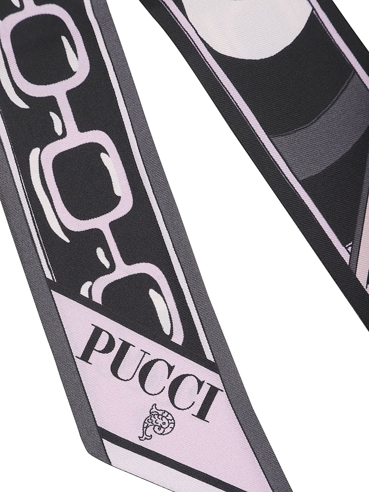 Emilio Pucci Silk Twill Bandeau Scarf