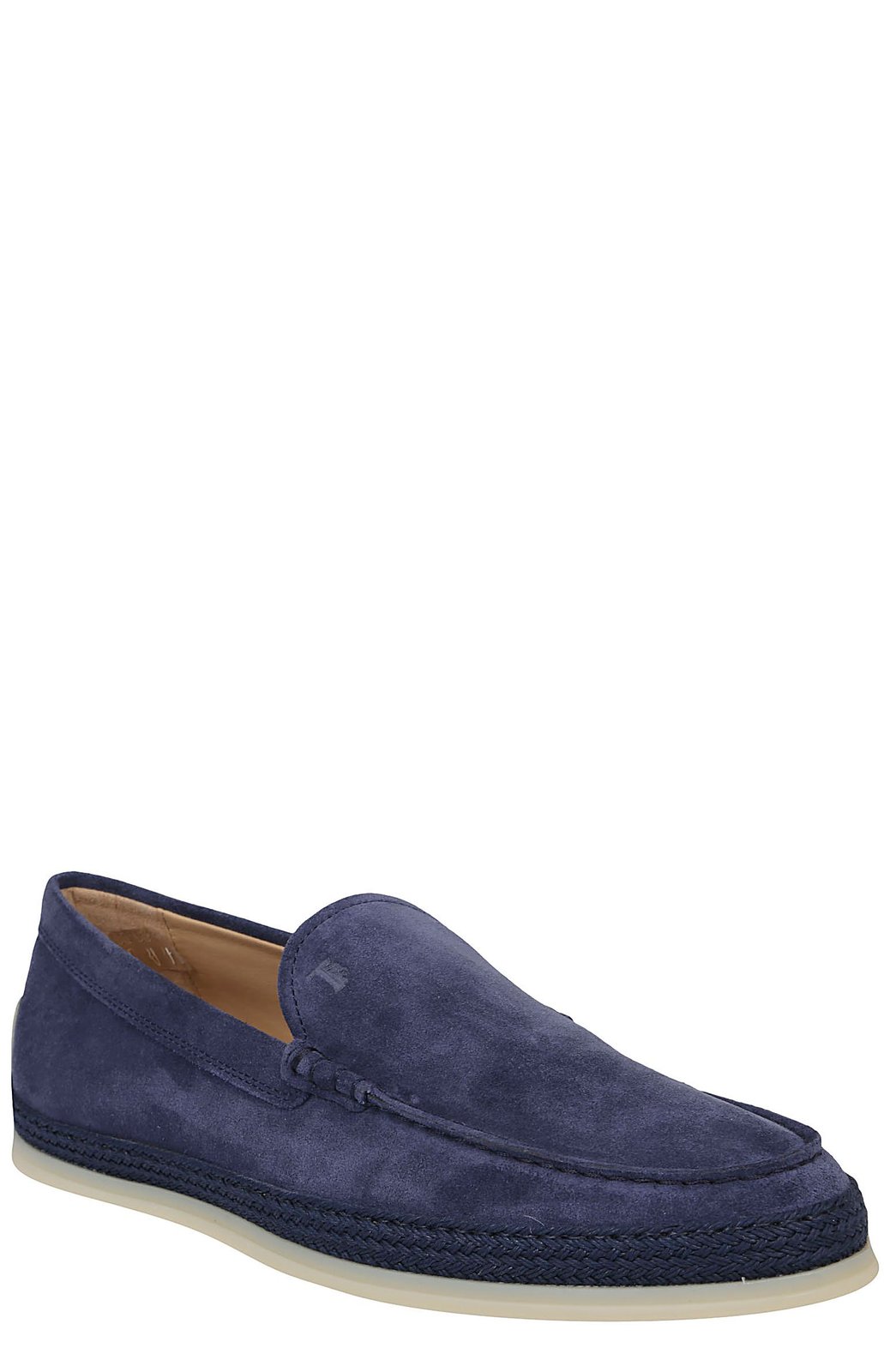 Tod's Round Toe Slip On Loafers