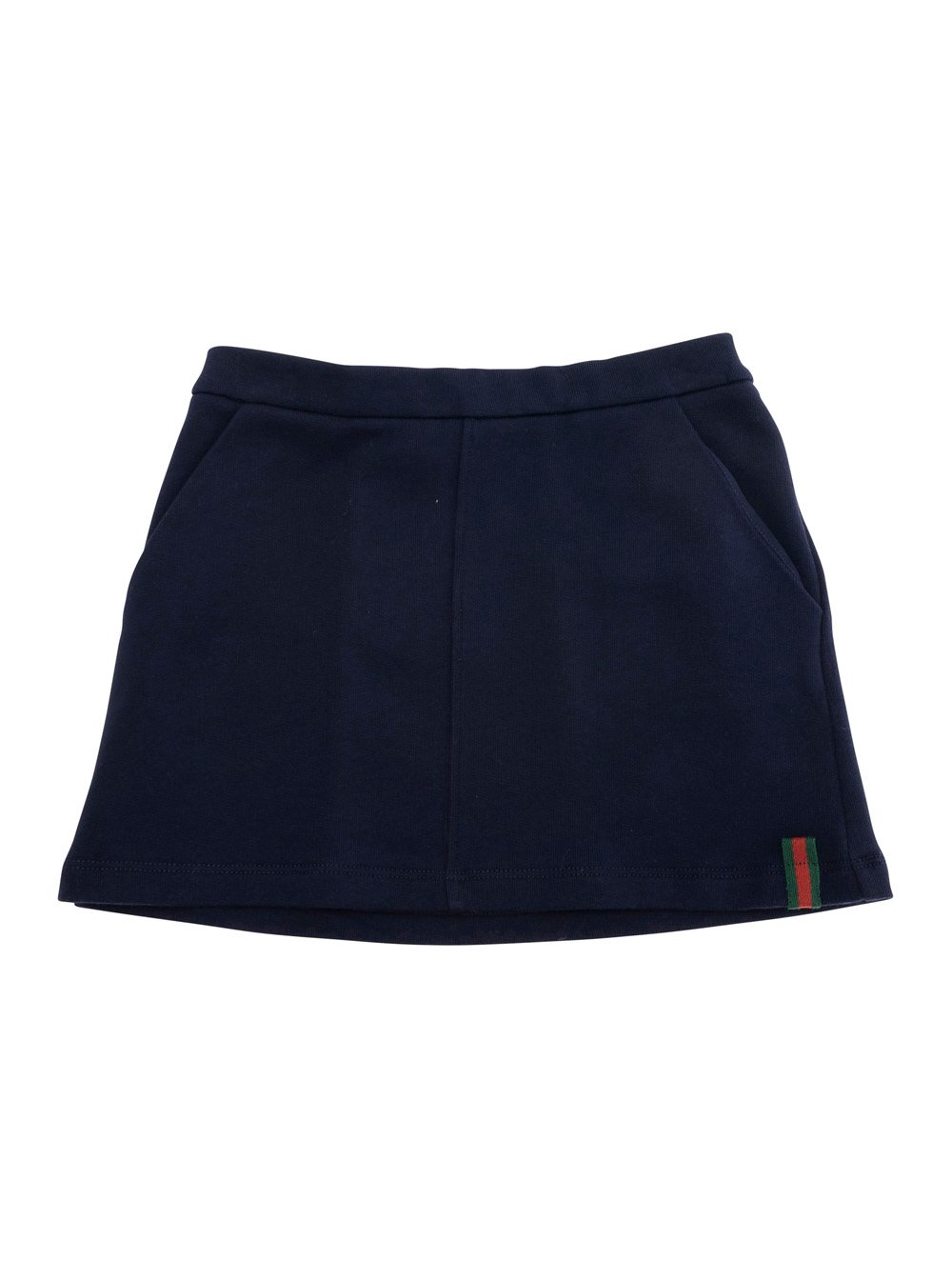 Gucci Kids Web-Striped Mini Skirt