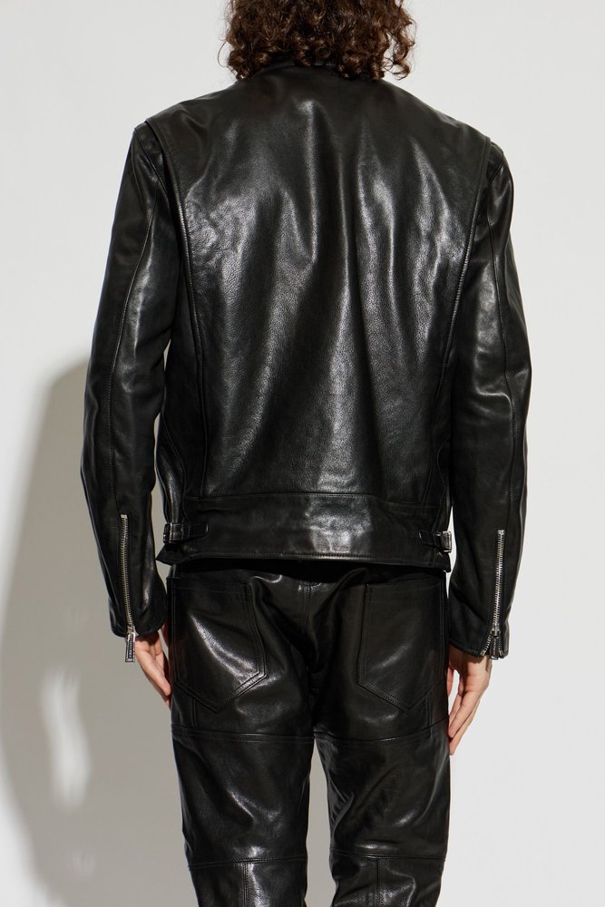 ジップアップ レザー ジャケット | DSQUARED2 | FETCHING