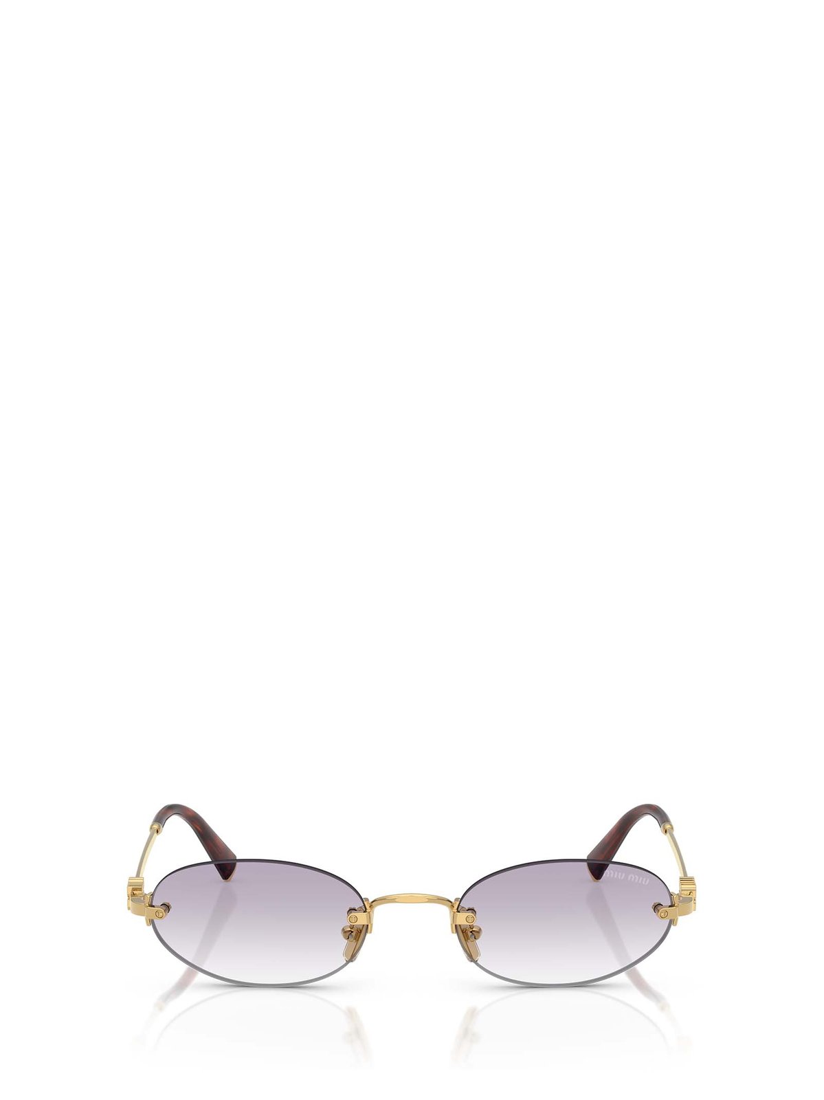 Miu Miu Eyewear Oval Frame Sunglasses