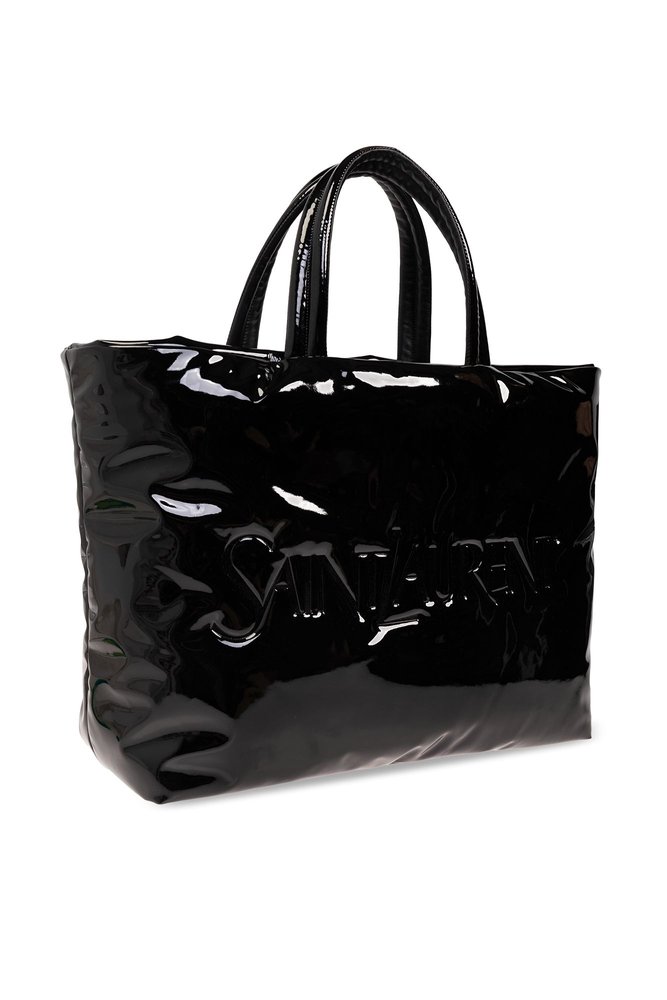 Saint Laurent Logo Detailed Maxi Tote Bag – Cettire