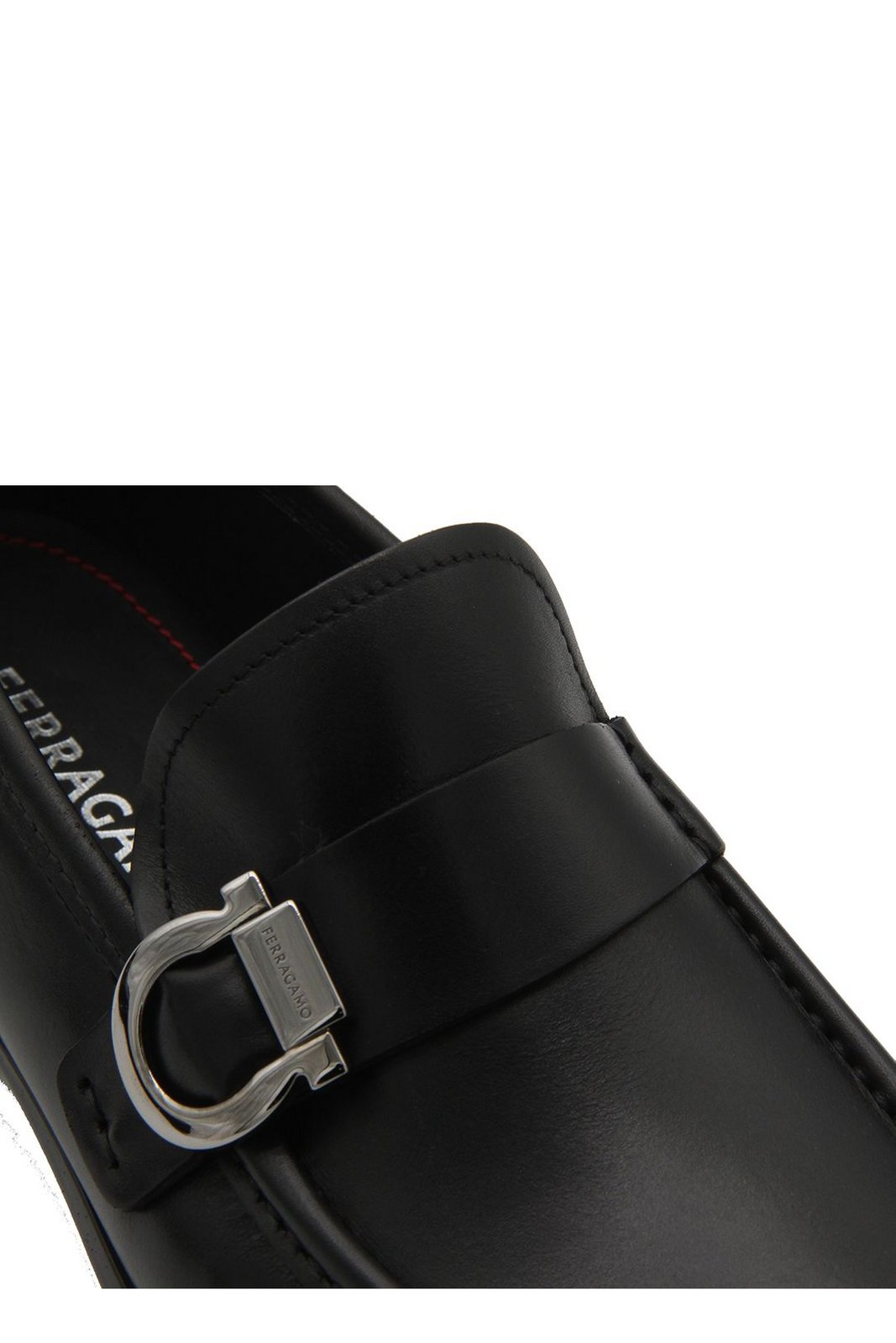 Salvatore Ferragamo Gancini-Plaque Slip-On Loafers