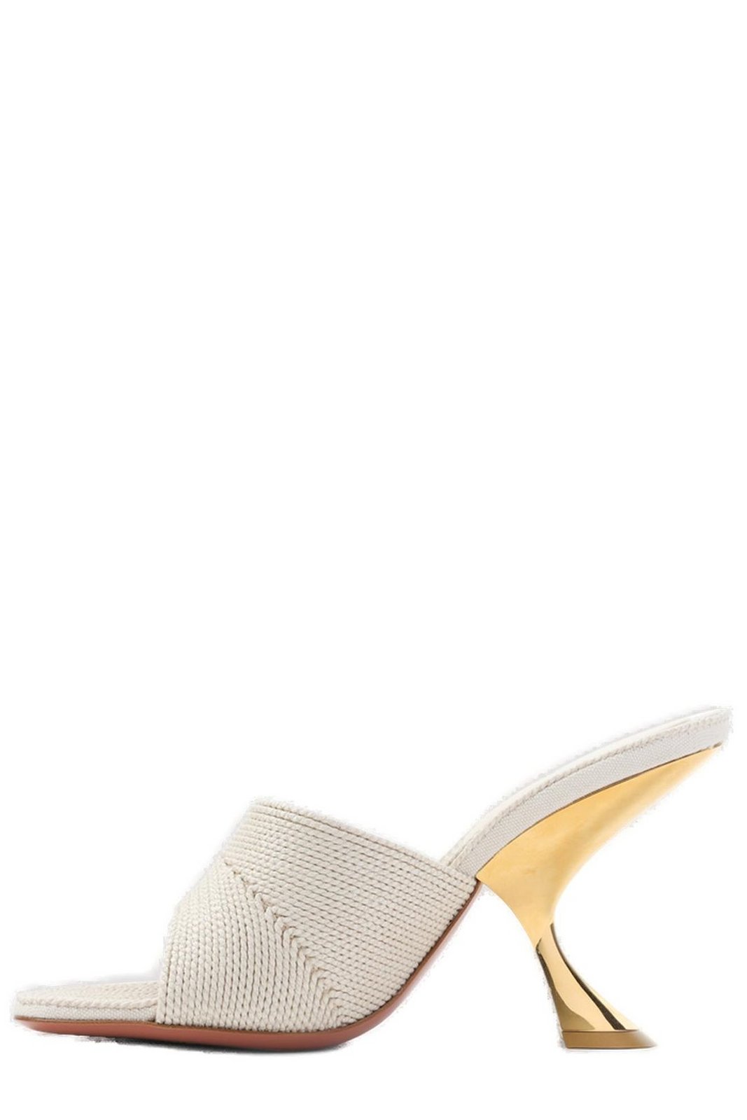 Amina Muaddi Taylor Woven Slippers