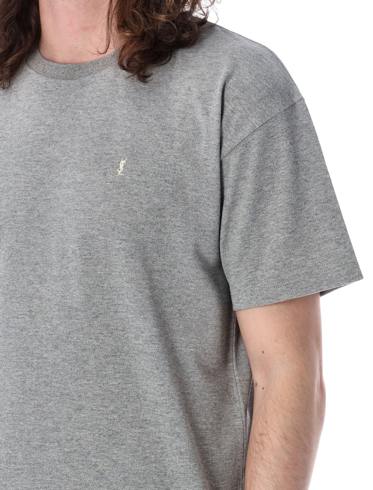 Saint Laurent Cassandre Crewneck T-Shirt