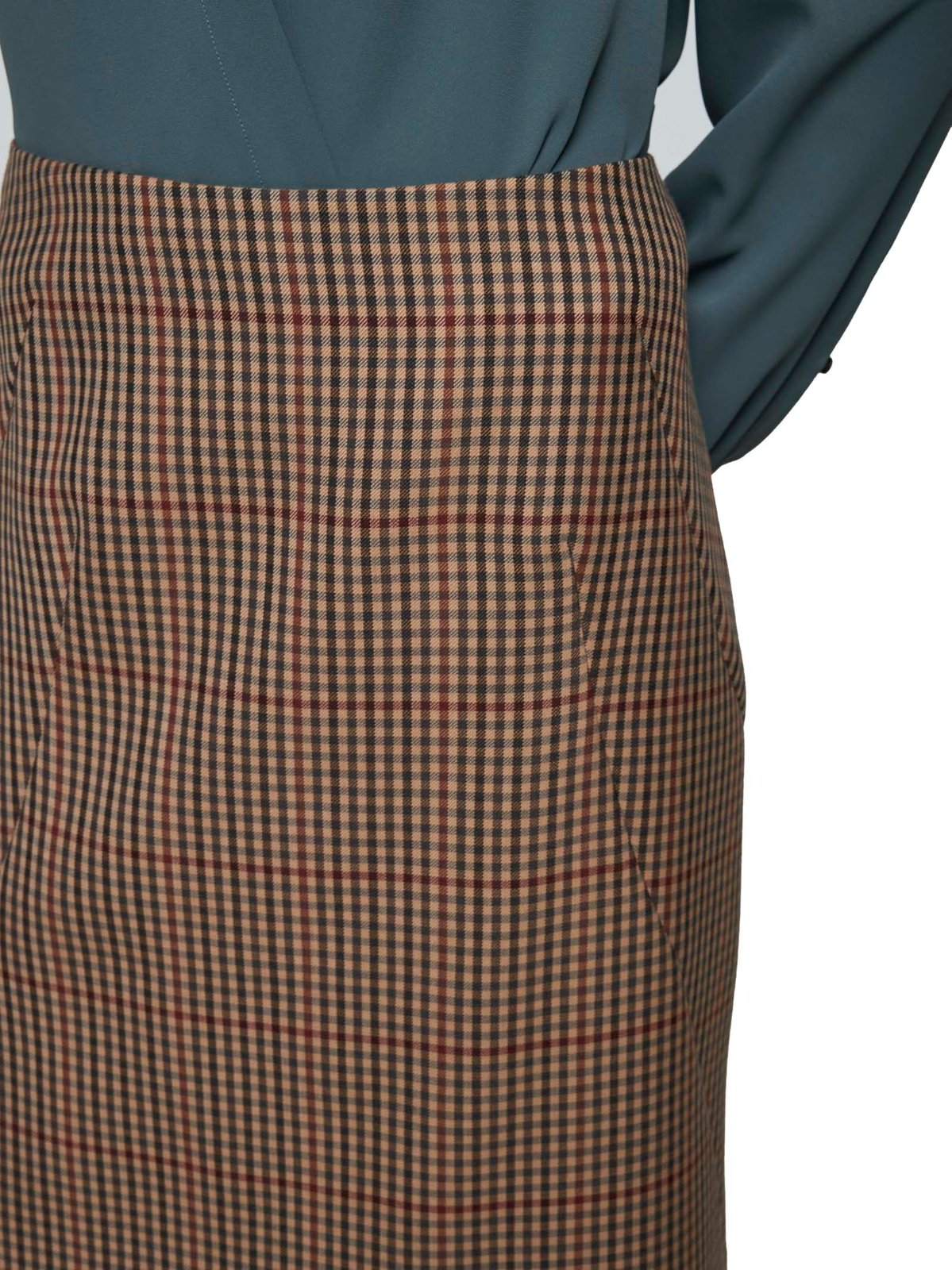 Dries Van Noten Checked Flared Skirt – Cettire