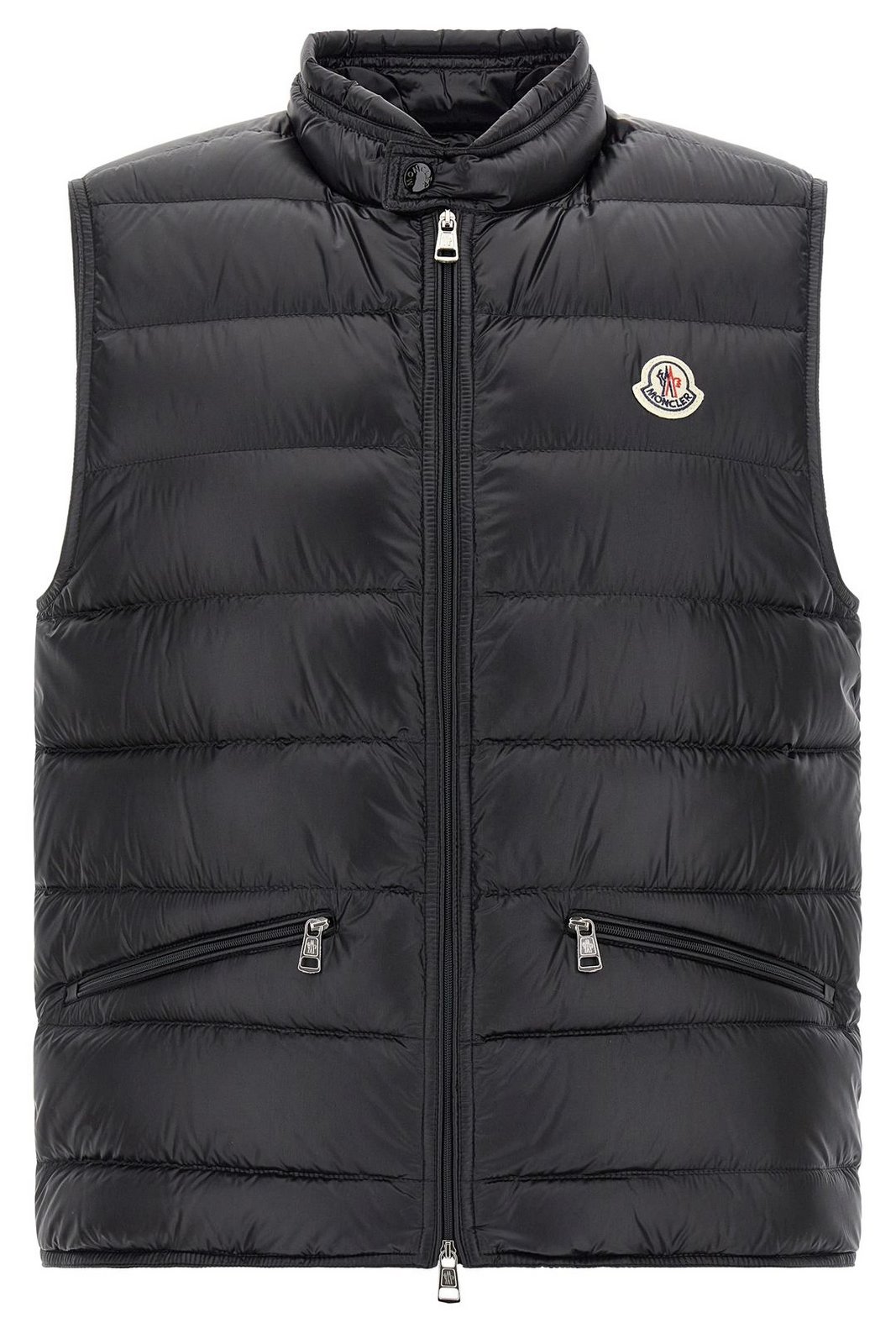 Moncler Gui Logo-Patch High Neck Puffer Gilet