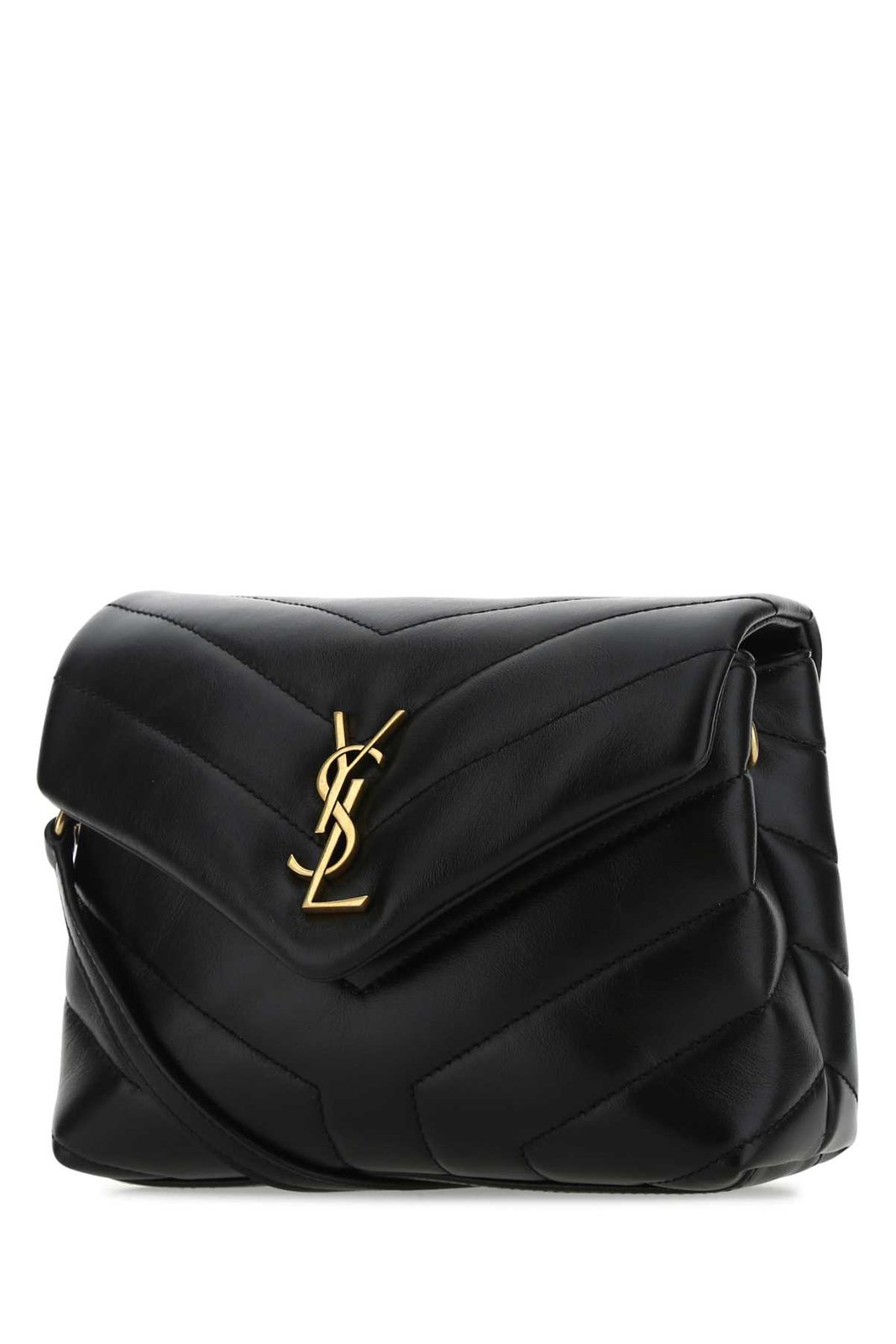 Saint Laurent Loulou Toy Logo Plaque Shoulder Bag