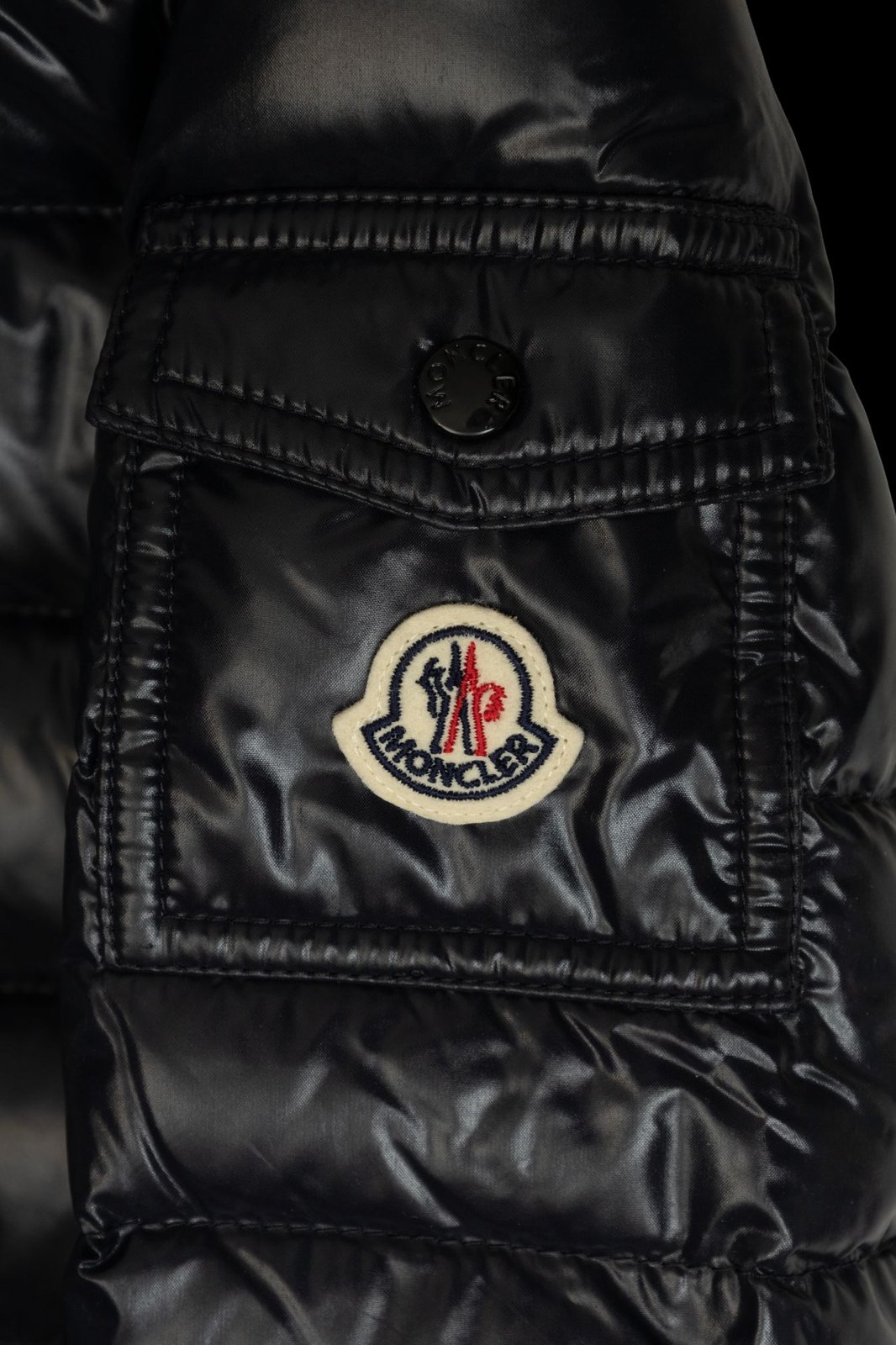 Moncler Enfant Moka Hooded Down Jacket