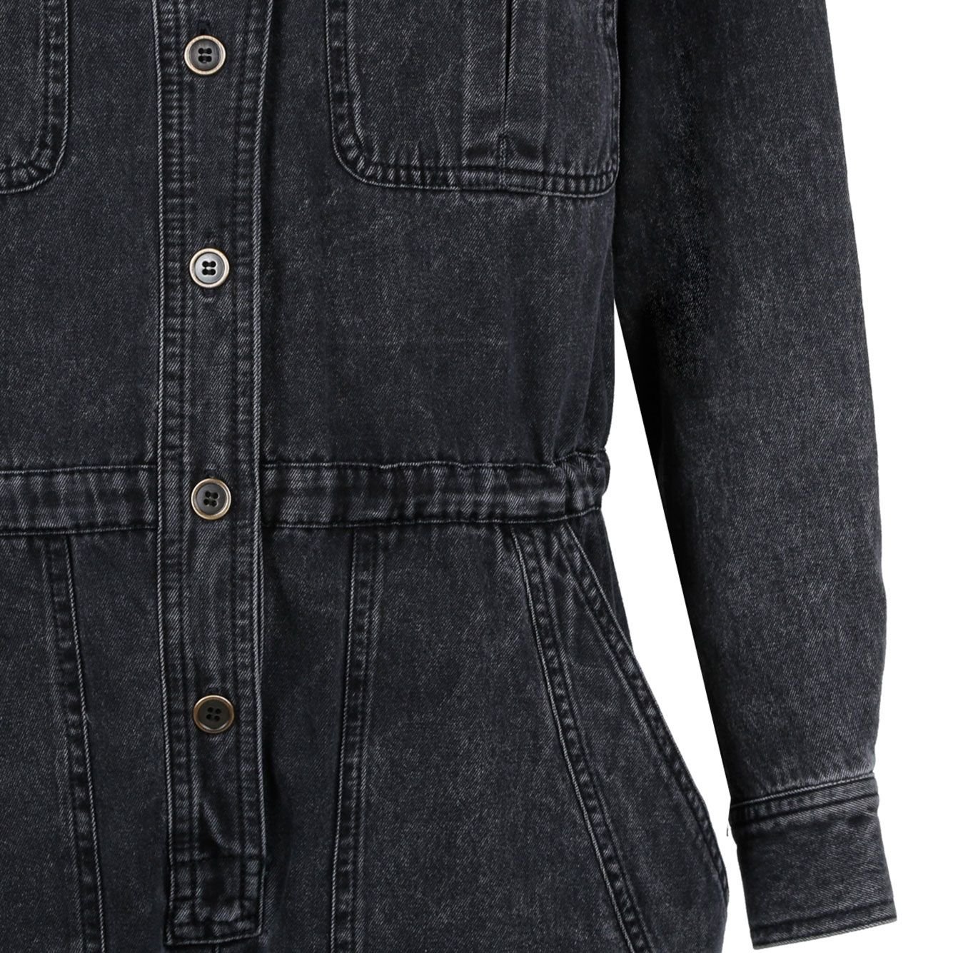 Isabel Marant Buttoned Denim Jumpsuit