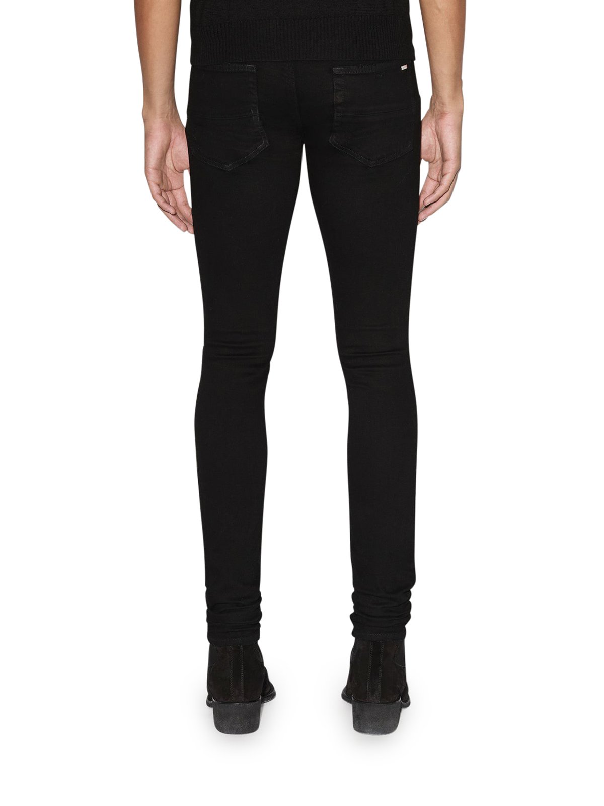 Amiri Mx1 Distressed Tapered Leg Jeans
