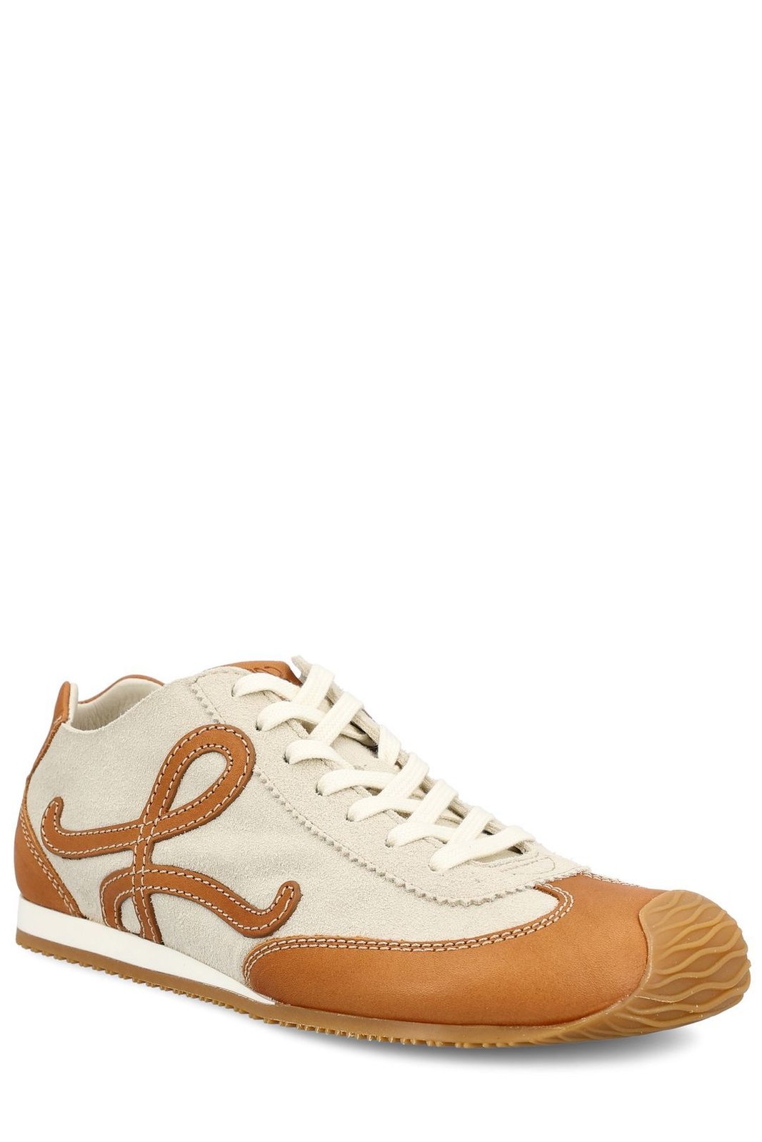 Loewe Round Toe Lace-Up Sneakers