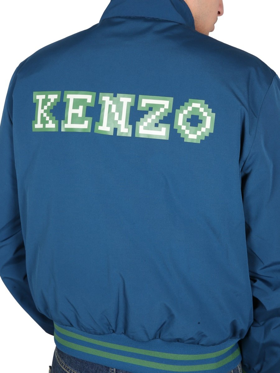 KENZO ピクセルロゴ スタジャン ネイビー KENZO ピクセルロゴ スタジャン ネイビー