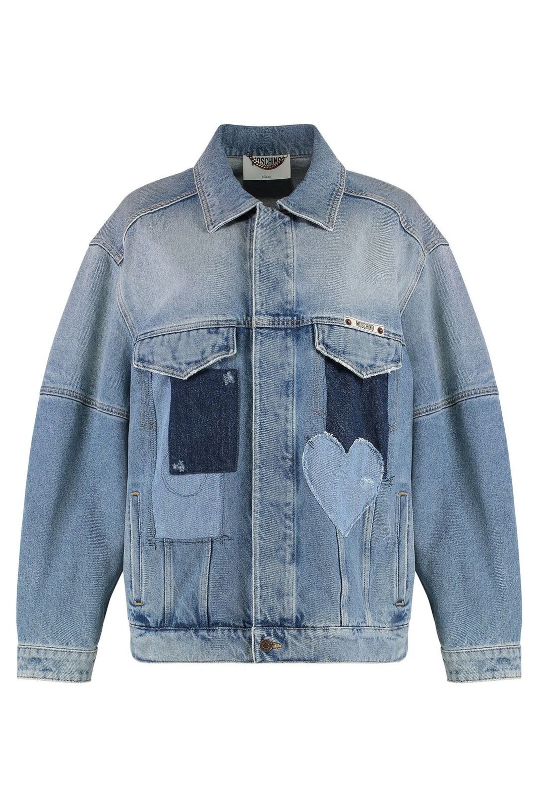 Moschino Patchwork Denim Jacket – Cettire