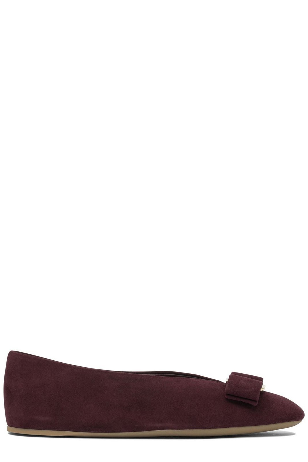 Ferragamo Vara Bow Ballet Flat Shoes