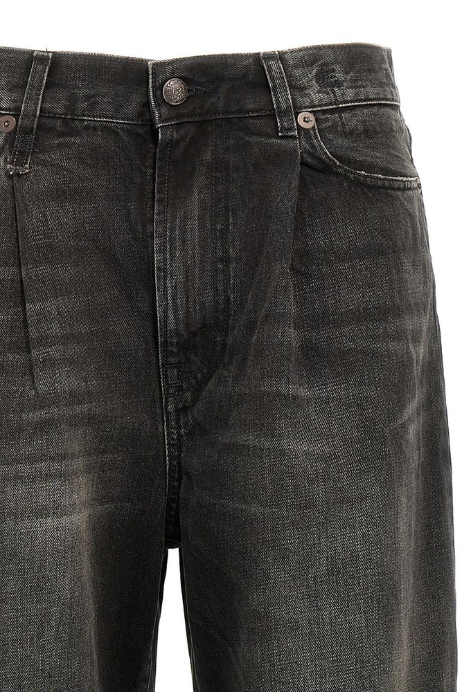 【R13】 WAYNE ARTICULATED KNEE JEAN SSENSE Exclusive Gray Wayne Articulated Knee Jeans by R13 on