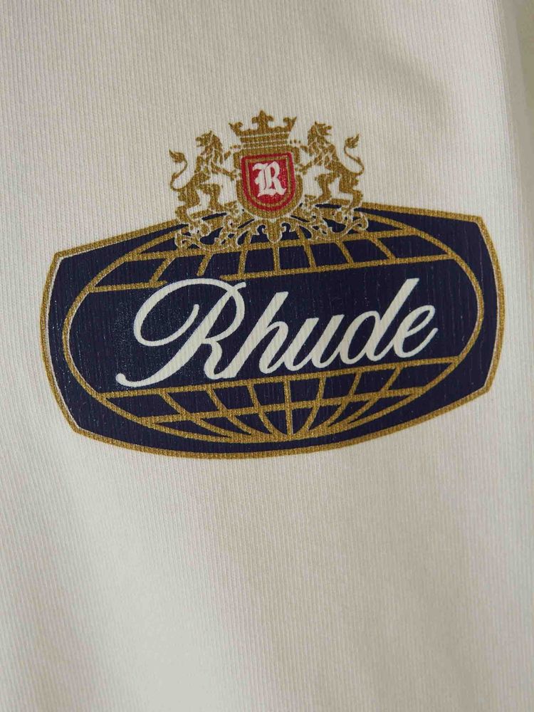 Rhude 그래픽 프린트 크루넥 티셔츠